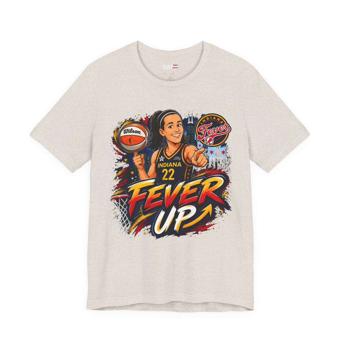 Caitlin Clark #22 Fever Up Shirt | WNBA Tee Style 2