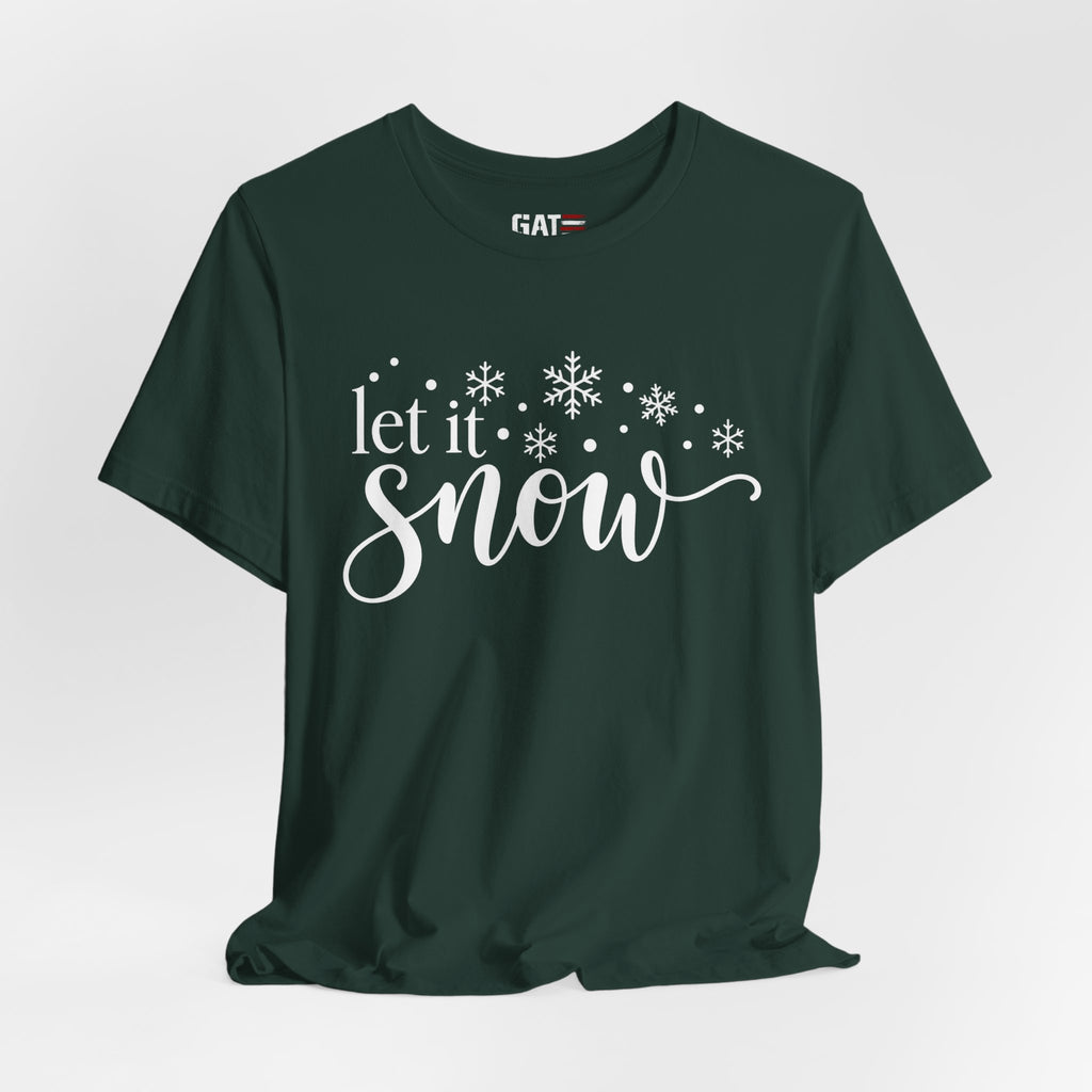 Let It Snow Winter Shirt - product mockup view 36