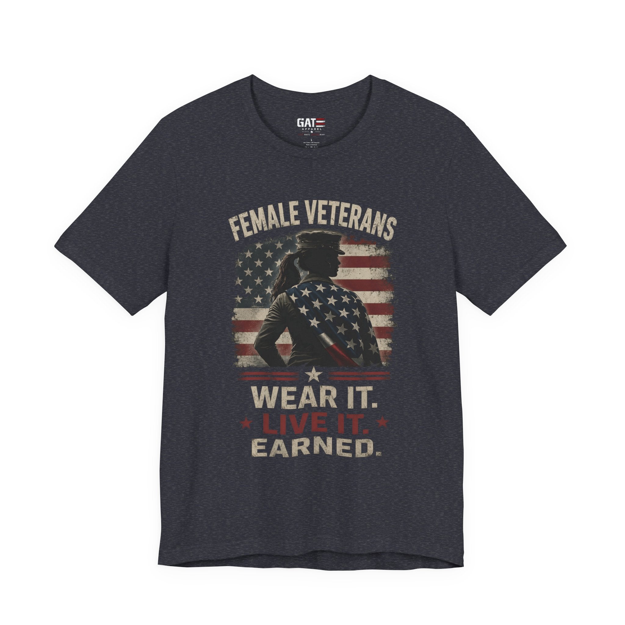 Female Veteran Shirt, Women Veteran Tee, Patriotic Military Shirt for Women, Female Veterans Gift, Veteran Pride Shirt, Women Who Served