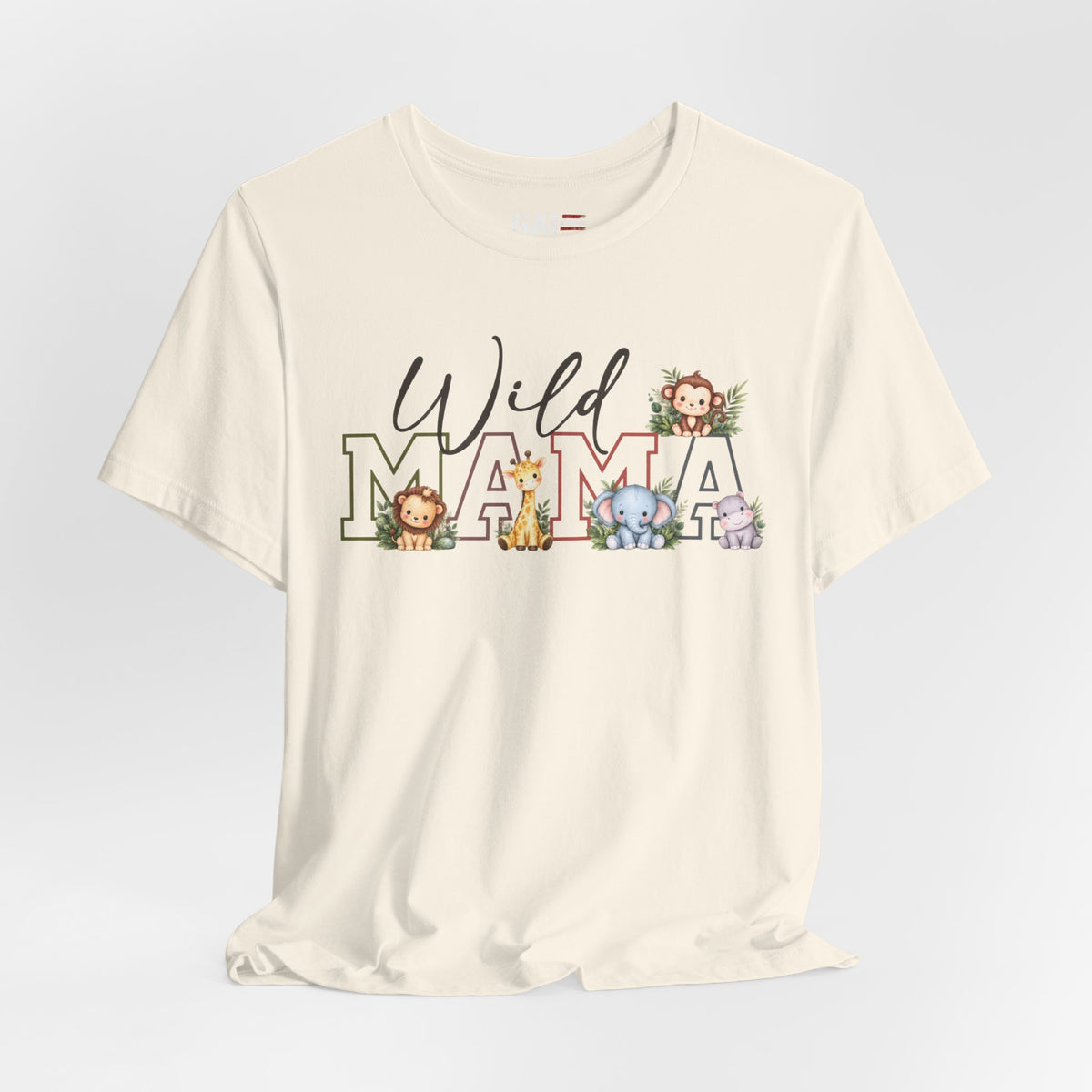 Wild Mama Tee — Cute Jungle Animal Mom Shirt