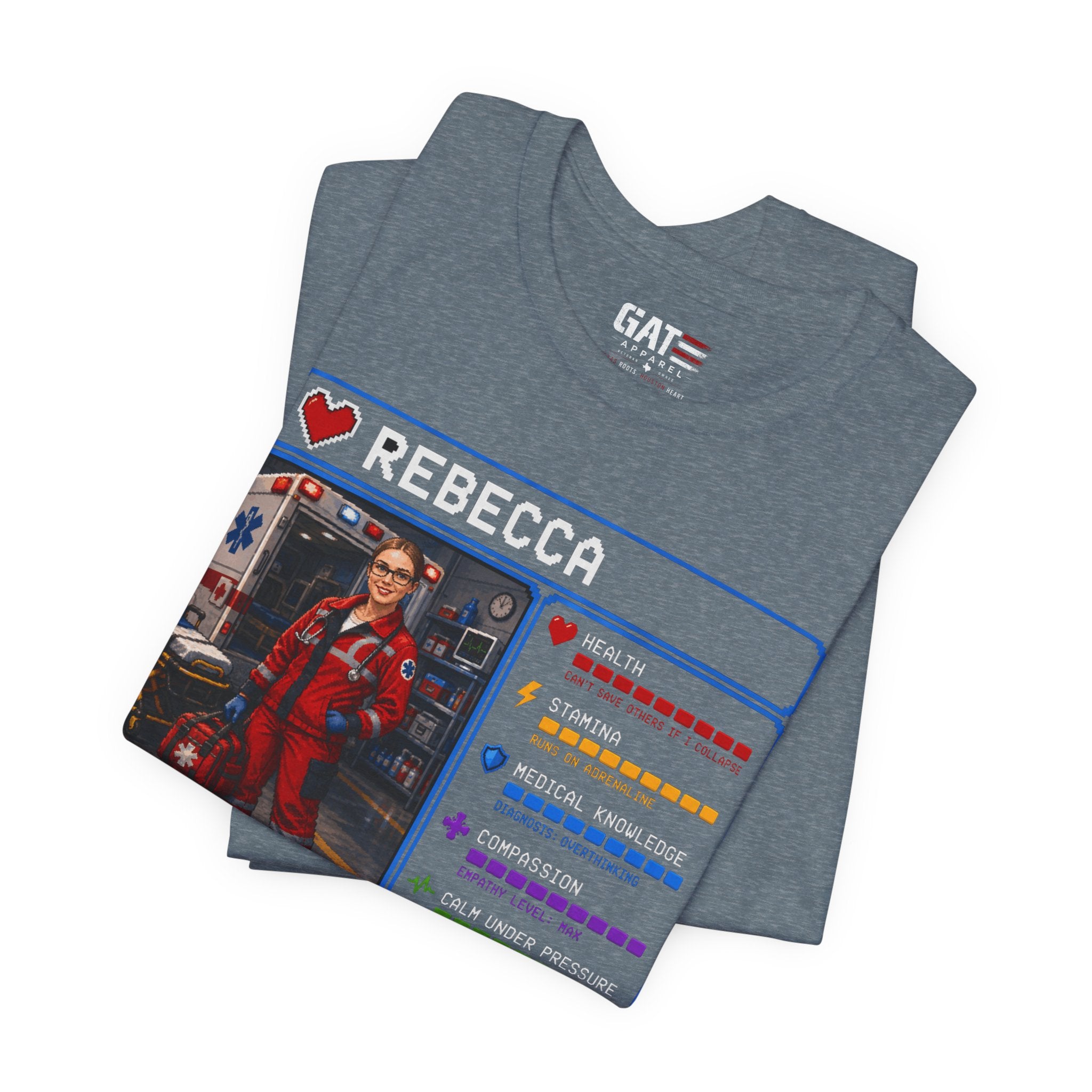 Custom Paramedic RPG Character Shirt | Personalized EMT Gift