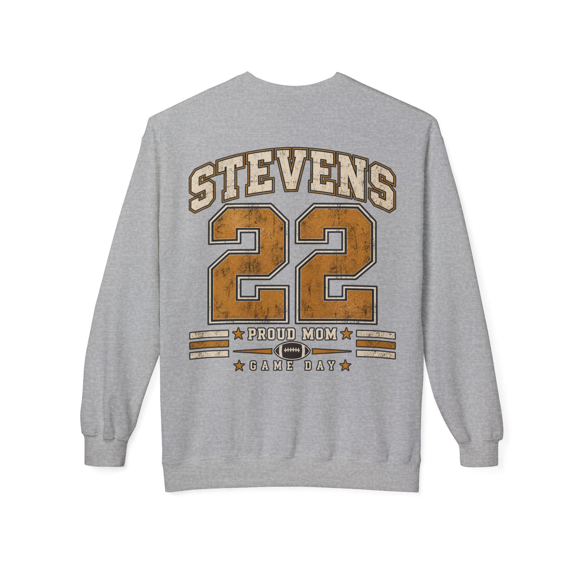 Personalized Football Mom Crewneck Sweatshirt | Custom Player Name & Number