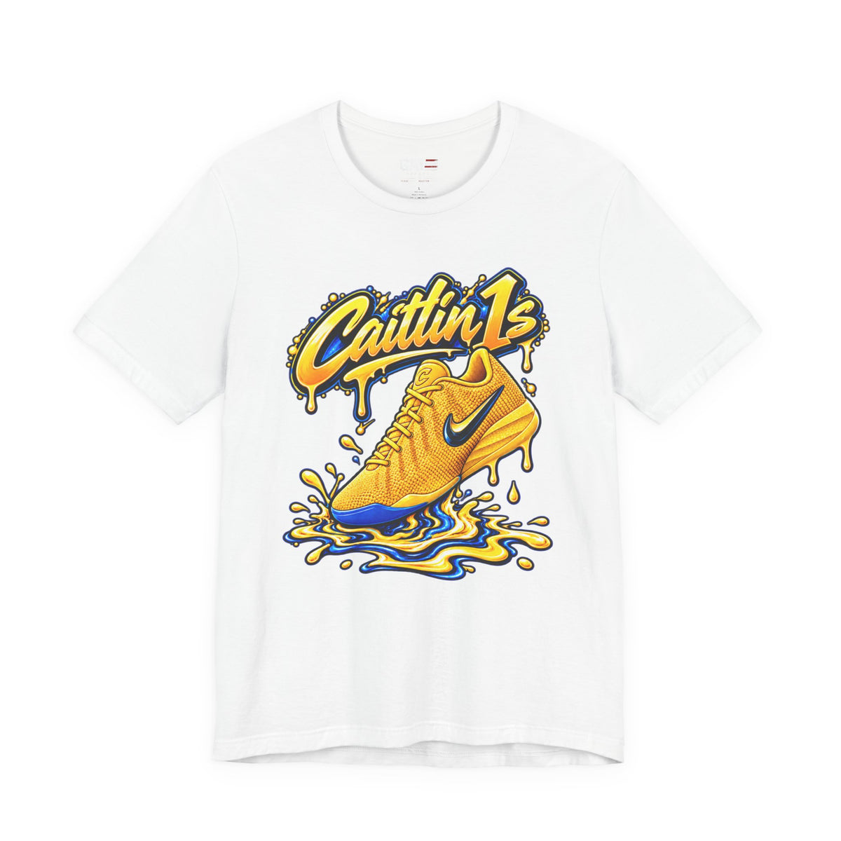 Caitlin Clark Caitlin 1s Yellow Zest Sneaker Shirt