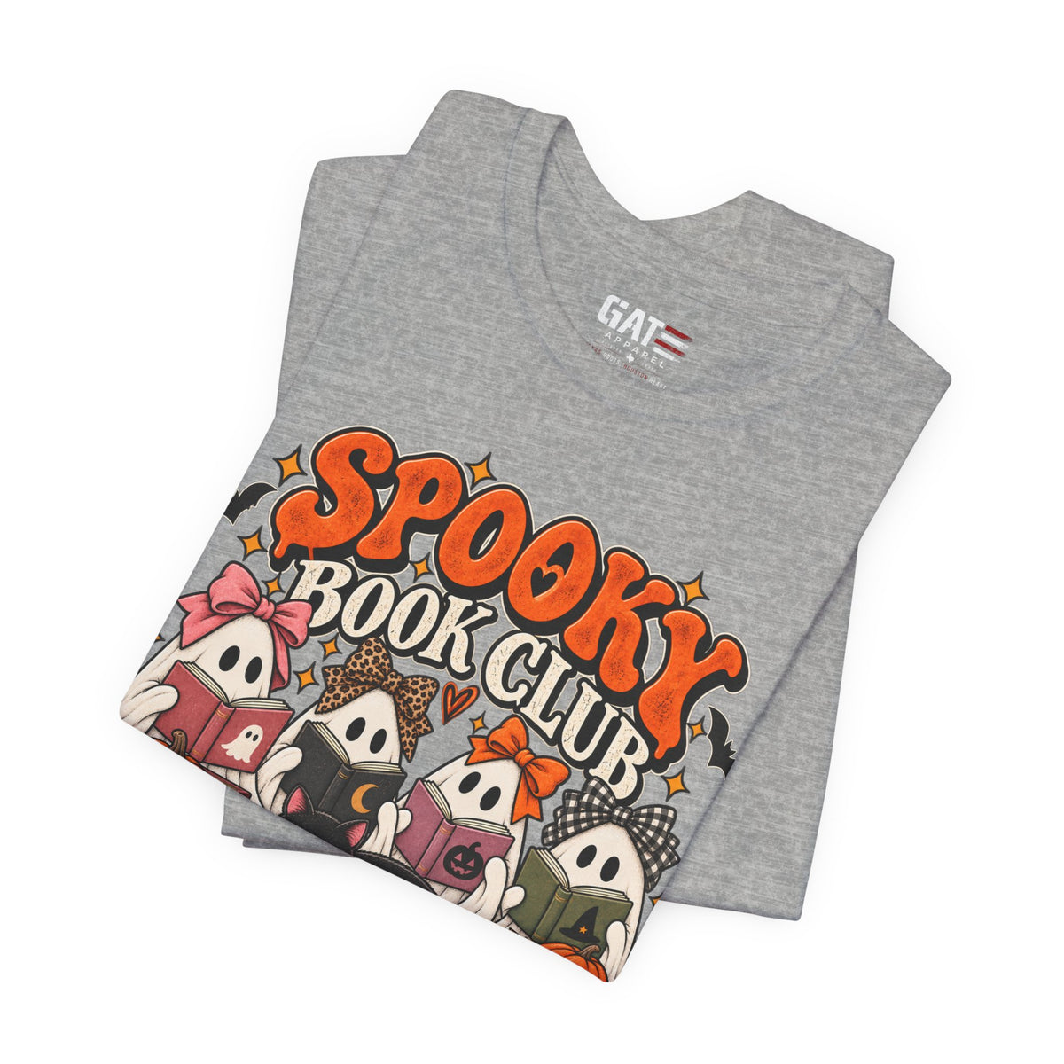 Spooky Book Club Halloween Shirt | Ghost Reading Tee