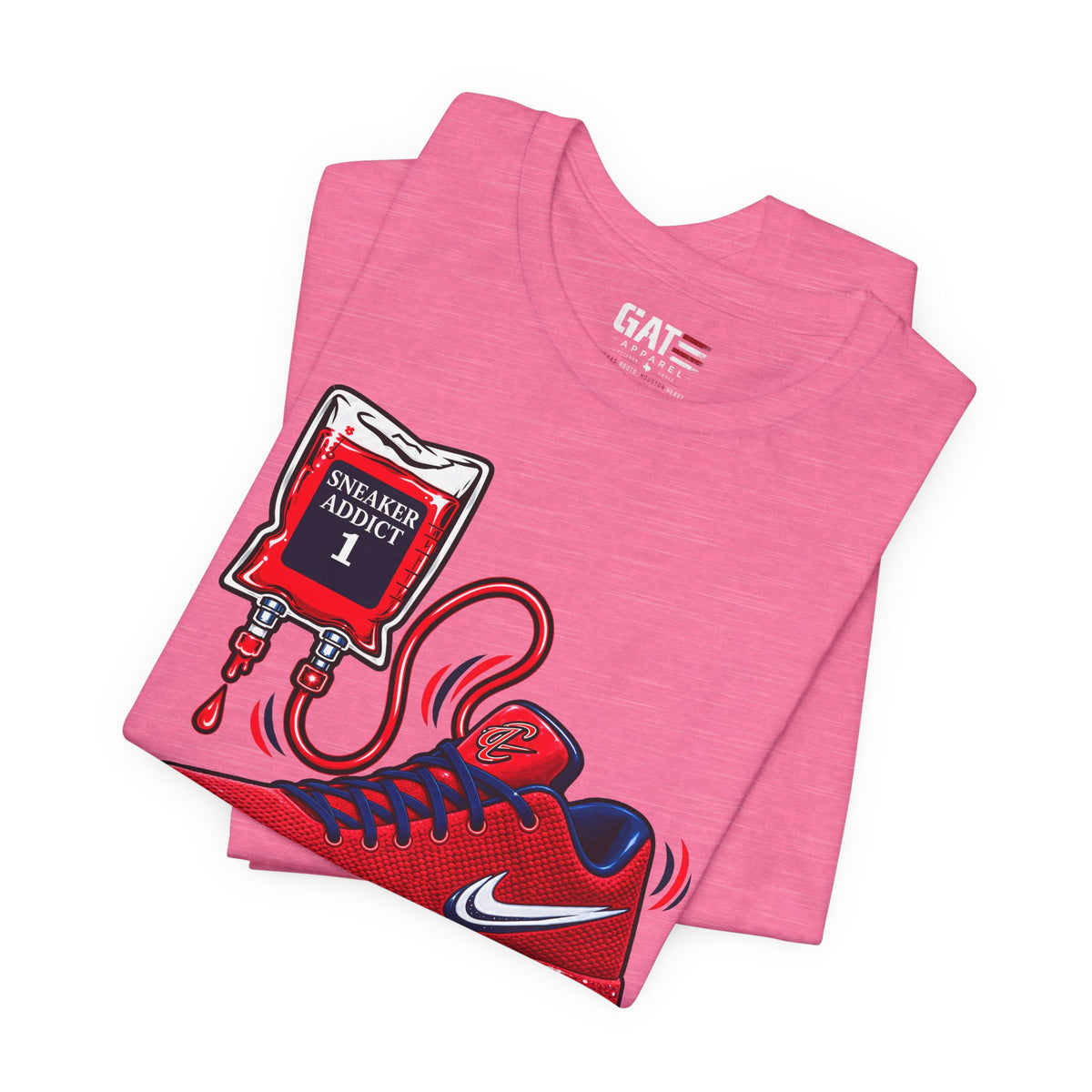 Caitlin Clark Caitlin 1s Addict Red Sneaker Shirt