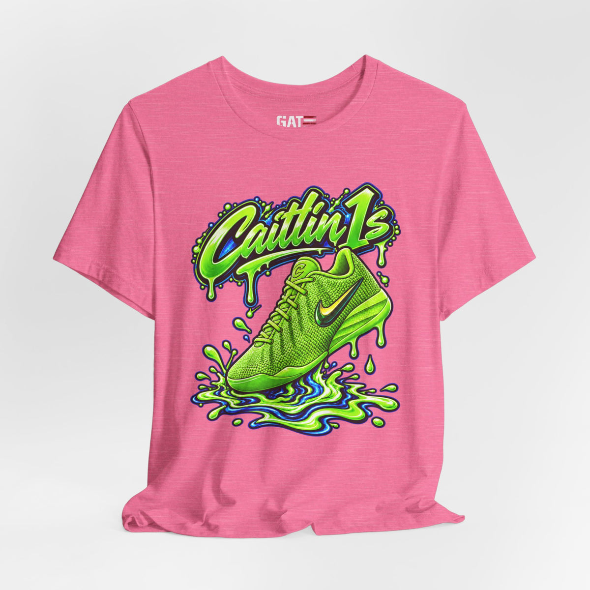 Caitlin Clark Caitlin 1s Electric Green Sneaker Shirt