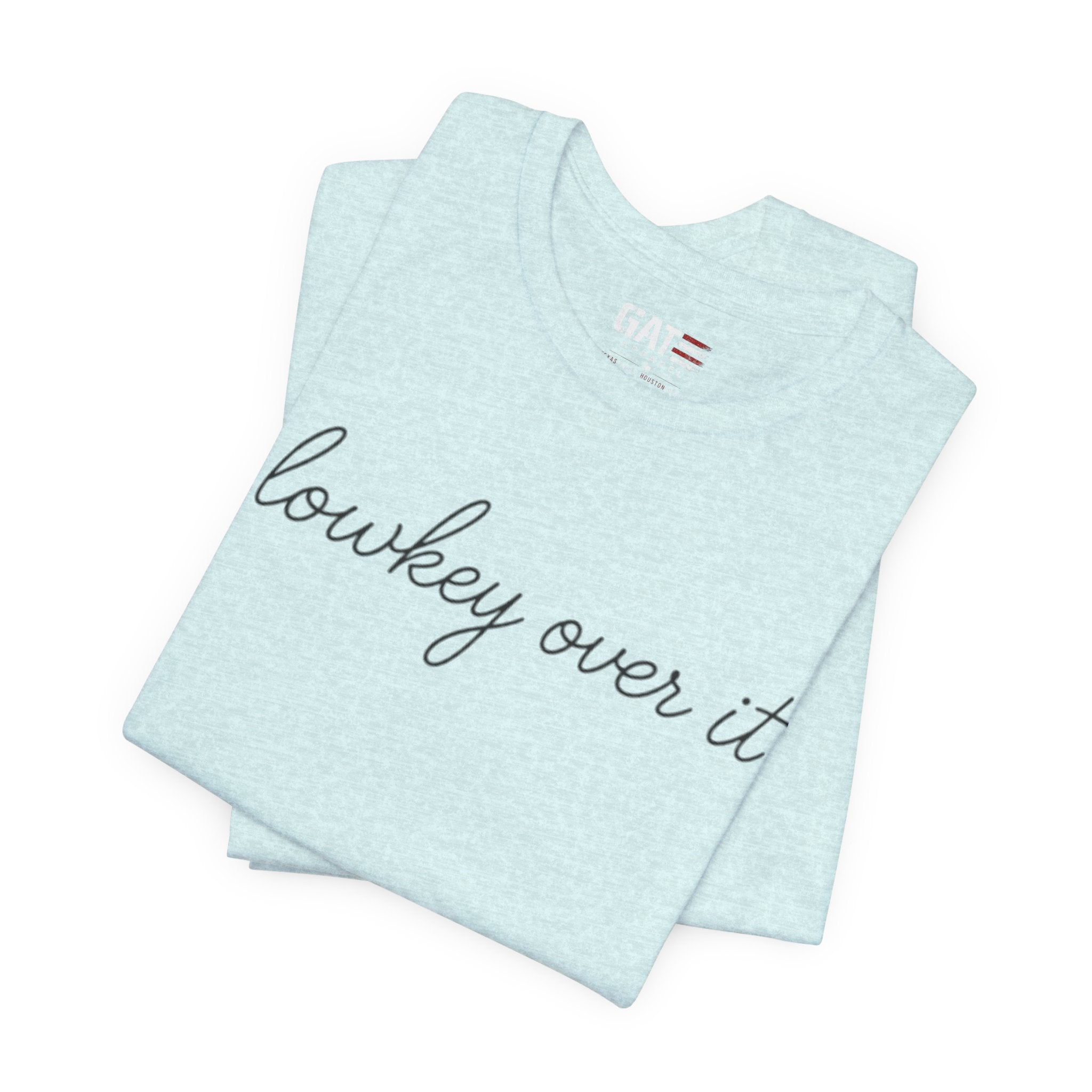 Lowkey Over It Shirt, Funny Gen Z Shirt, Introvert Tee, Trendy Aesthetic Shirt, Sarcastic Graphic Tee Gift