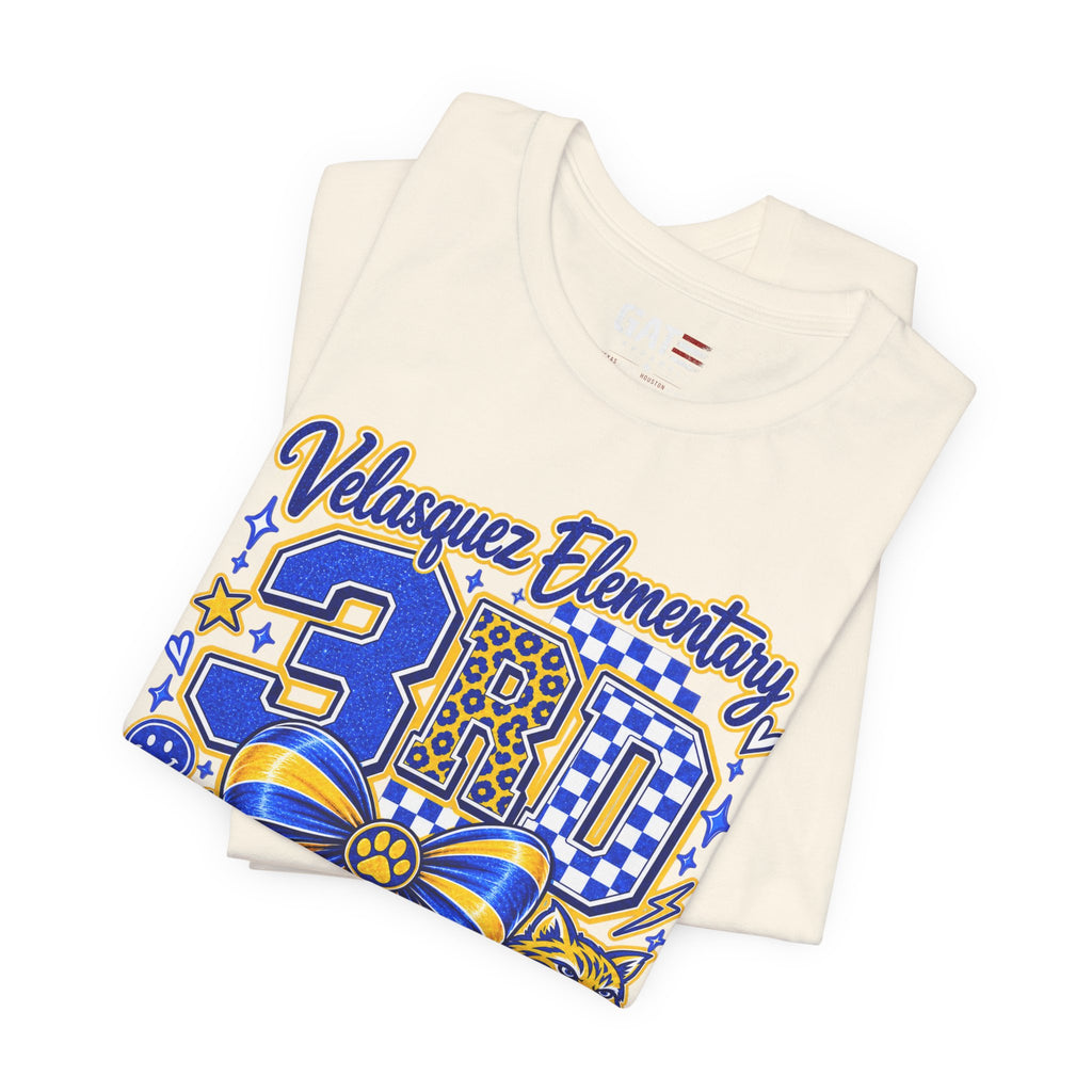 Custom School Shirt Personalized Coquette Bow School Spirit Teacher Student Tee