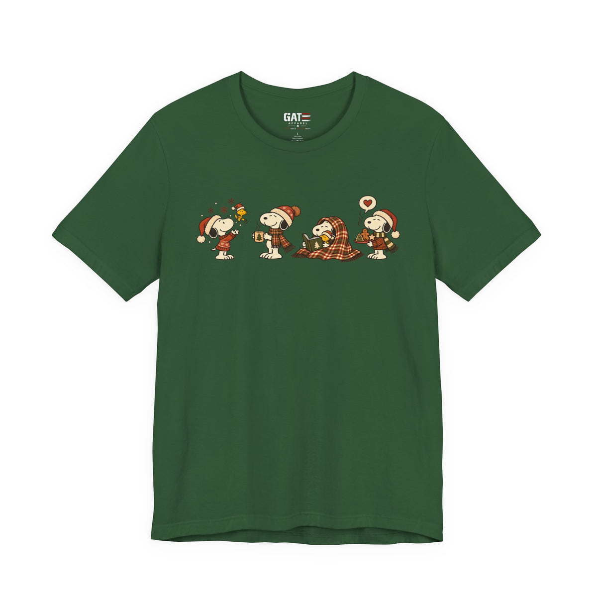 Cozy Christmas Snoopy Shirt - product mockup view 9