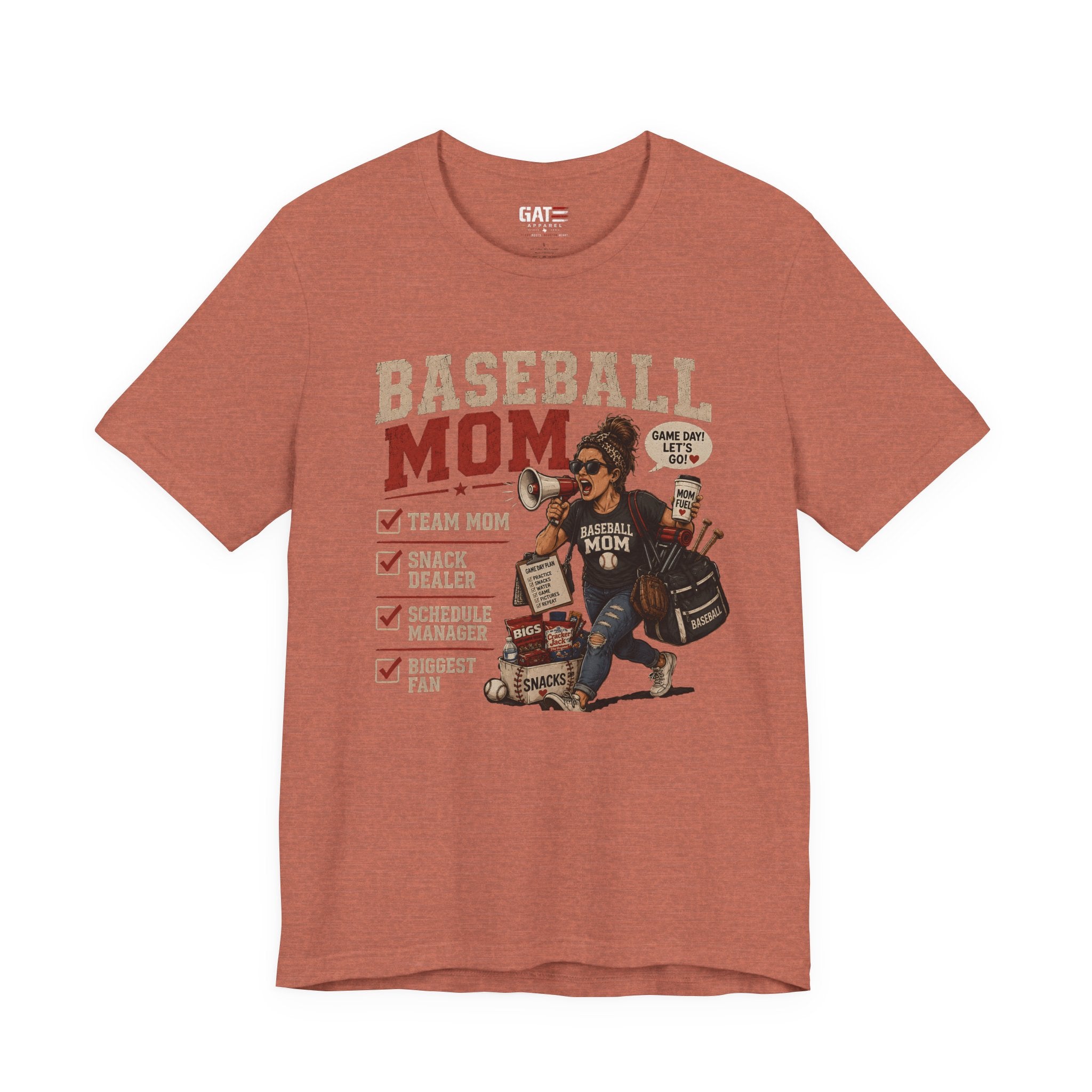 Baseball Mom Shirt, Baseball Mom Gift, Team Mom Shirt, Sports Mom Tee, Game Day Mom Shirt, Baseball Mama Shirt, Snack Dealer, Biggest Fan