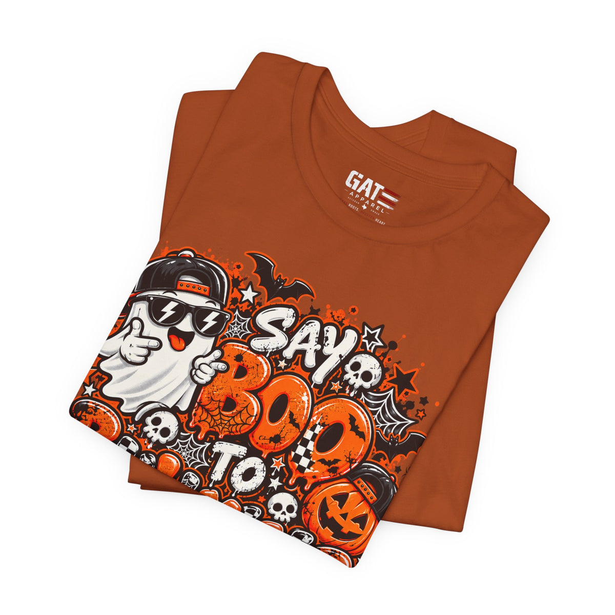 Anti-Bullying Teacher Shirt – Say Boo to Bullying Halloween Tee – product photo