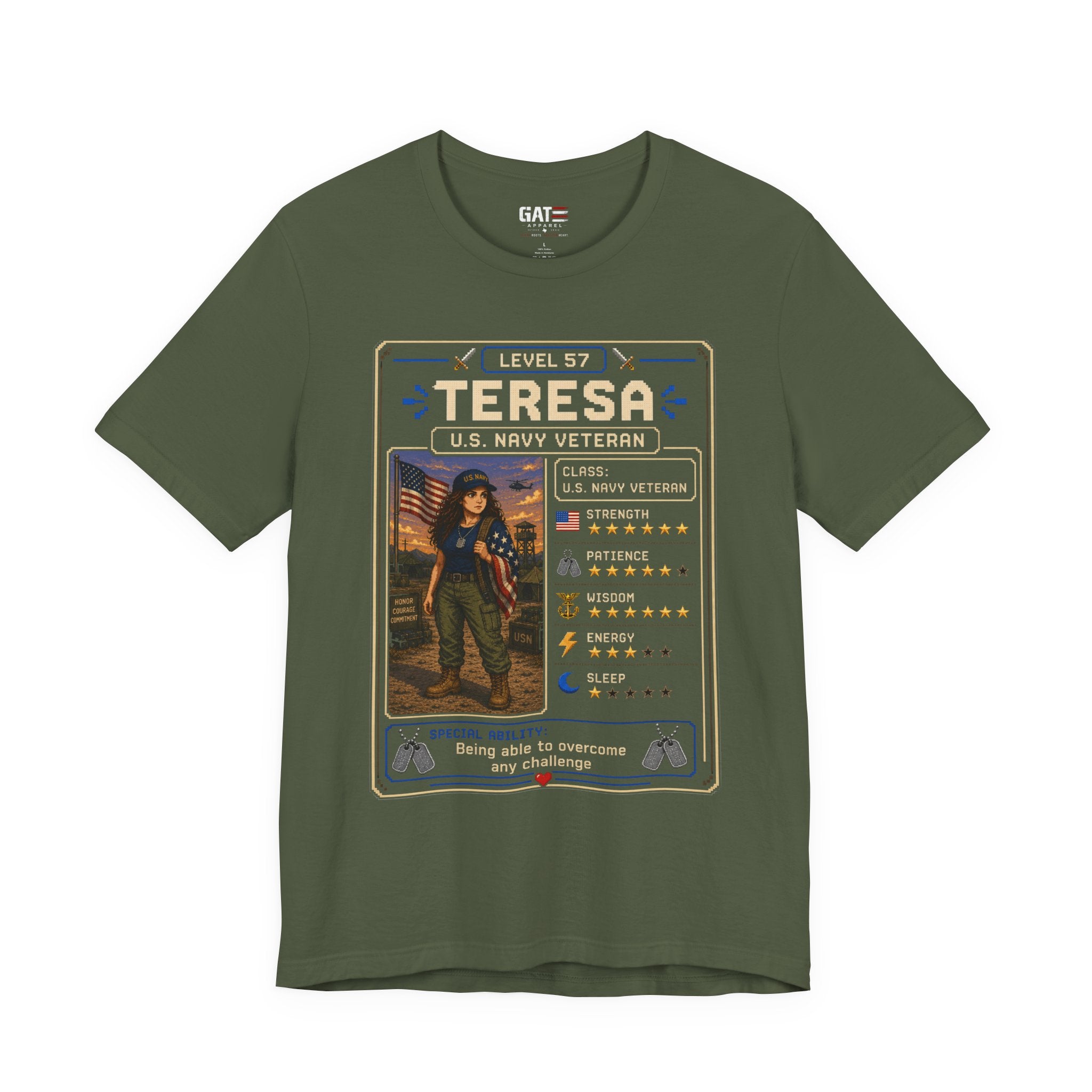 Custom RPG Character Shirt| Personalized Gamer Tee
