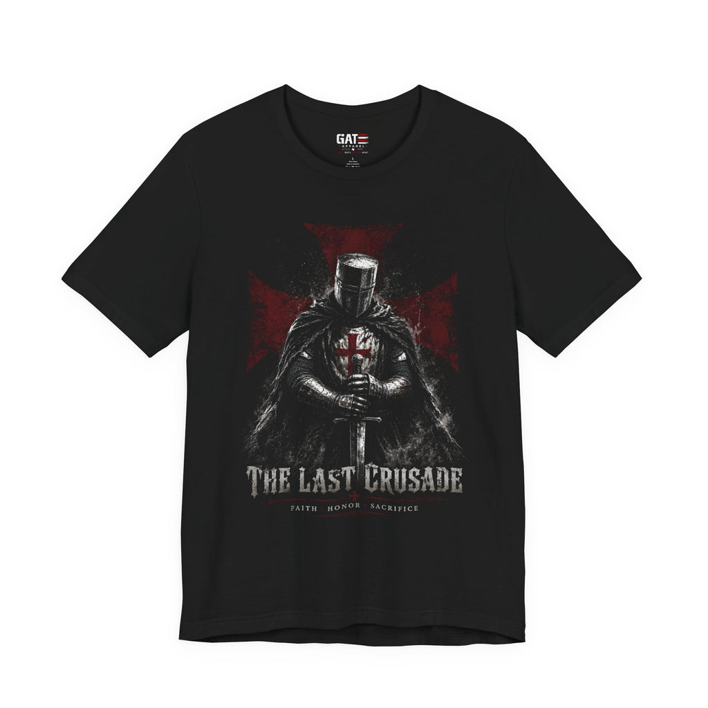 Crusader Knight T-Shirt — "The Last Crusade" Medieval Armor Graphic Tee