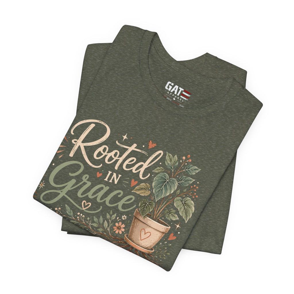 Christian Plant Lover Shirt for Women, Faith Based Gardening Tee, Houseplant Graphic Shirt, Botanical Christian Gift, Plant Mom Apparel