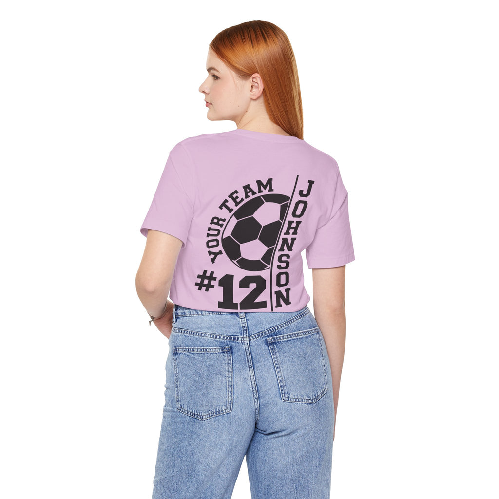 Soccer Mom Tee — Personalized Back Number & Name Soccer Shirt