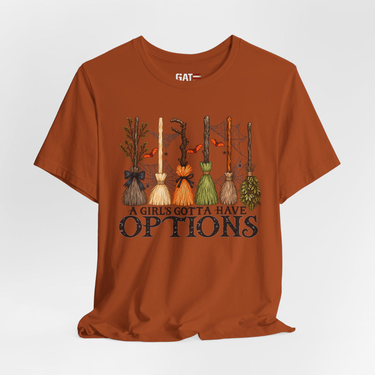 A Girl's Gotta Have Options Witch Brooms T-Shirt - product image 20