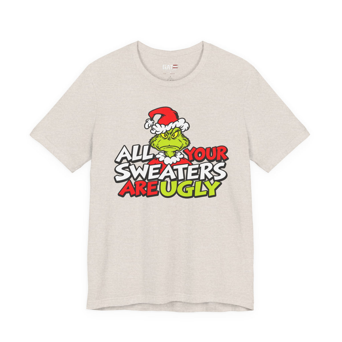 Grinch 'All Your Sweaters Are Ugly' Christmas Tee - product image 4