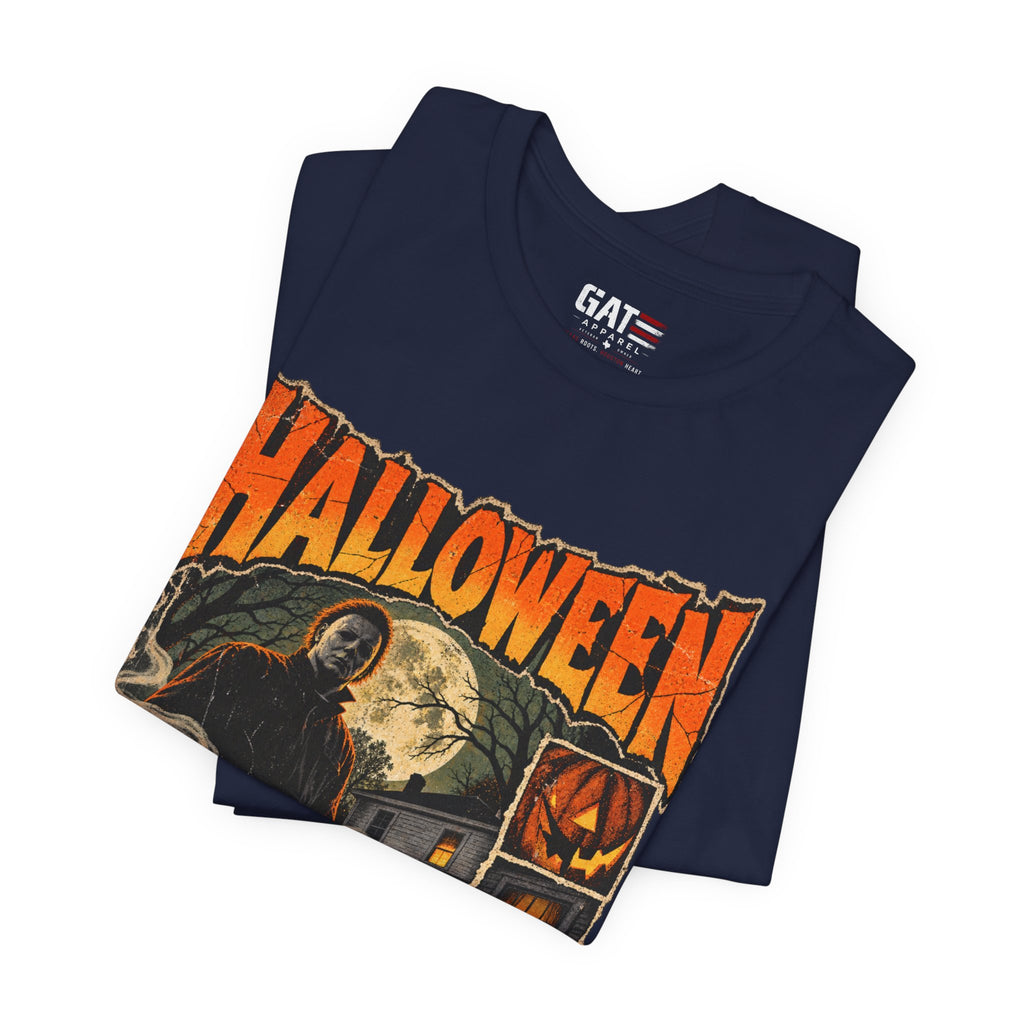 Halloween Haunted House Shirt | Grim Reaper Pumpkin Tee