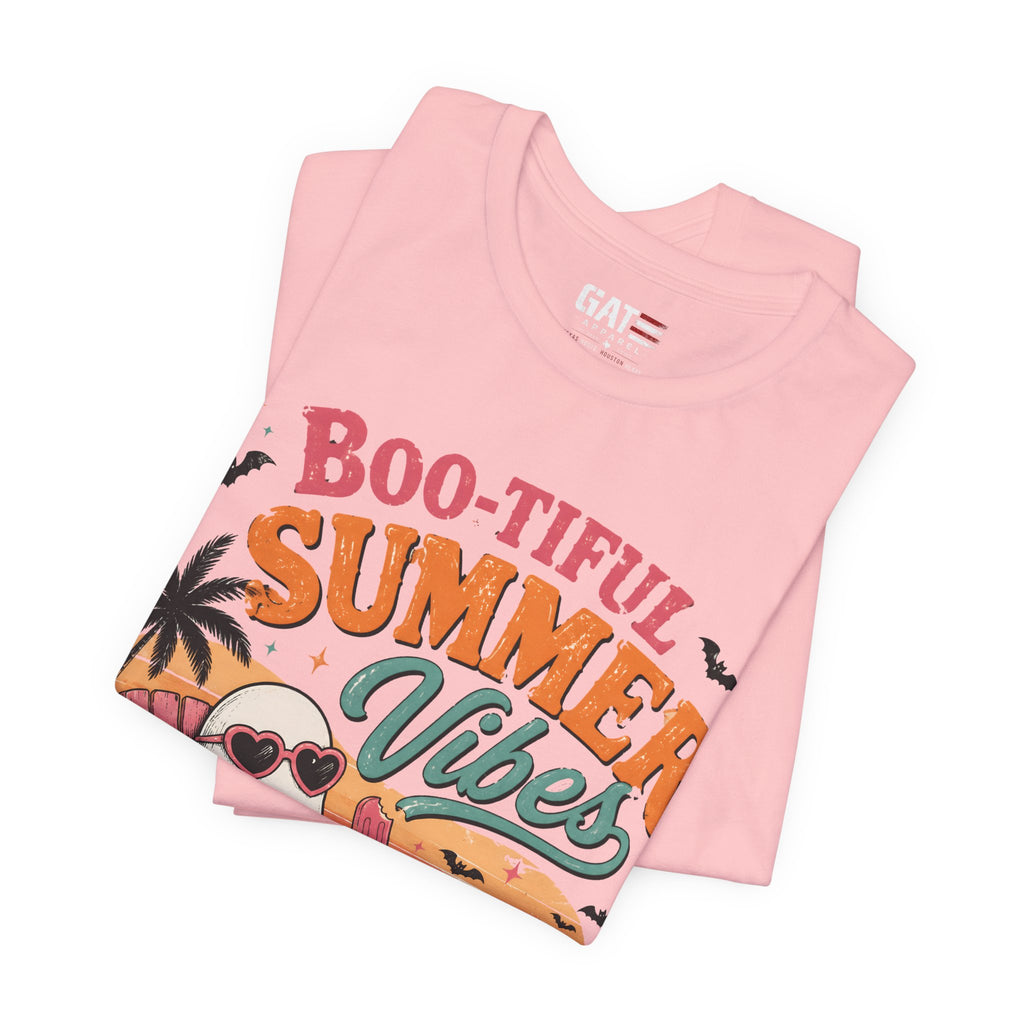 Summerween Shirt, Spooky Beach Shirt, Ghost Beach Tee, Halloween Beach Shirt, Coastal Halloween Tee, Tropical Ghost Shirt