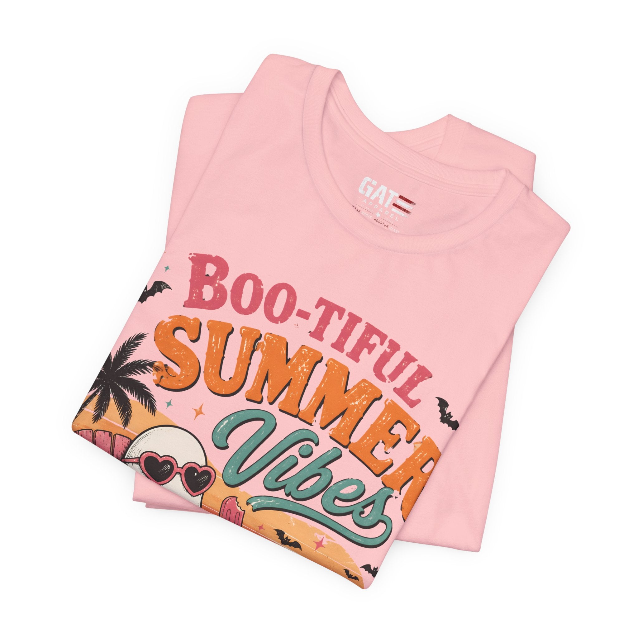 Summerween Shirt, Spooky Beach Shirt, Ghost Beach Tee, Halloween Beach Shirt, Coastal Halloween Tee, Tropical Ghost Shirt