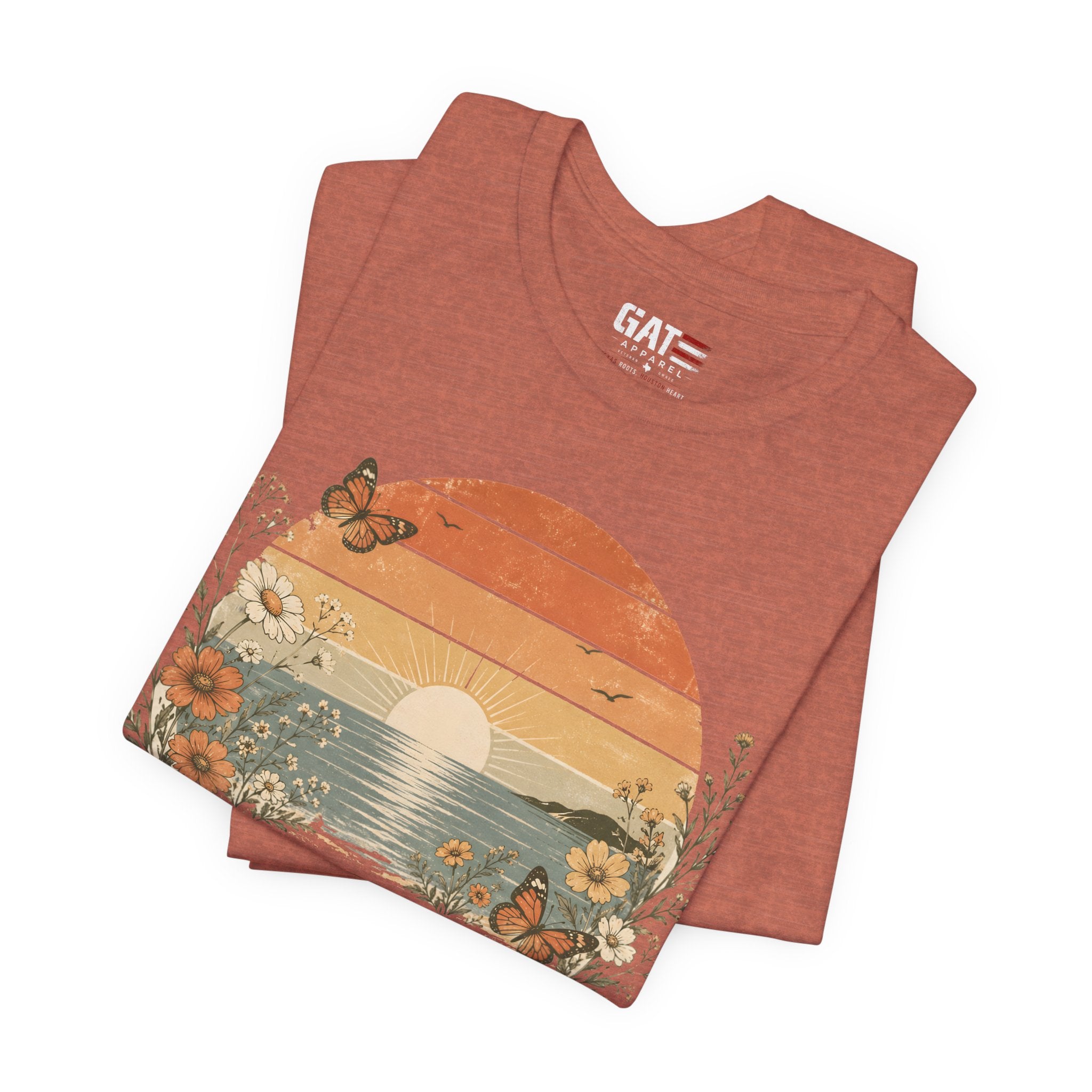Du Bist Gut Genug Shirt, Viral German Meme Tee, You Are Good Enough Shirt, Butterfly Floral Sunset Aesthetic Tee