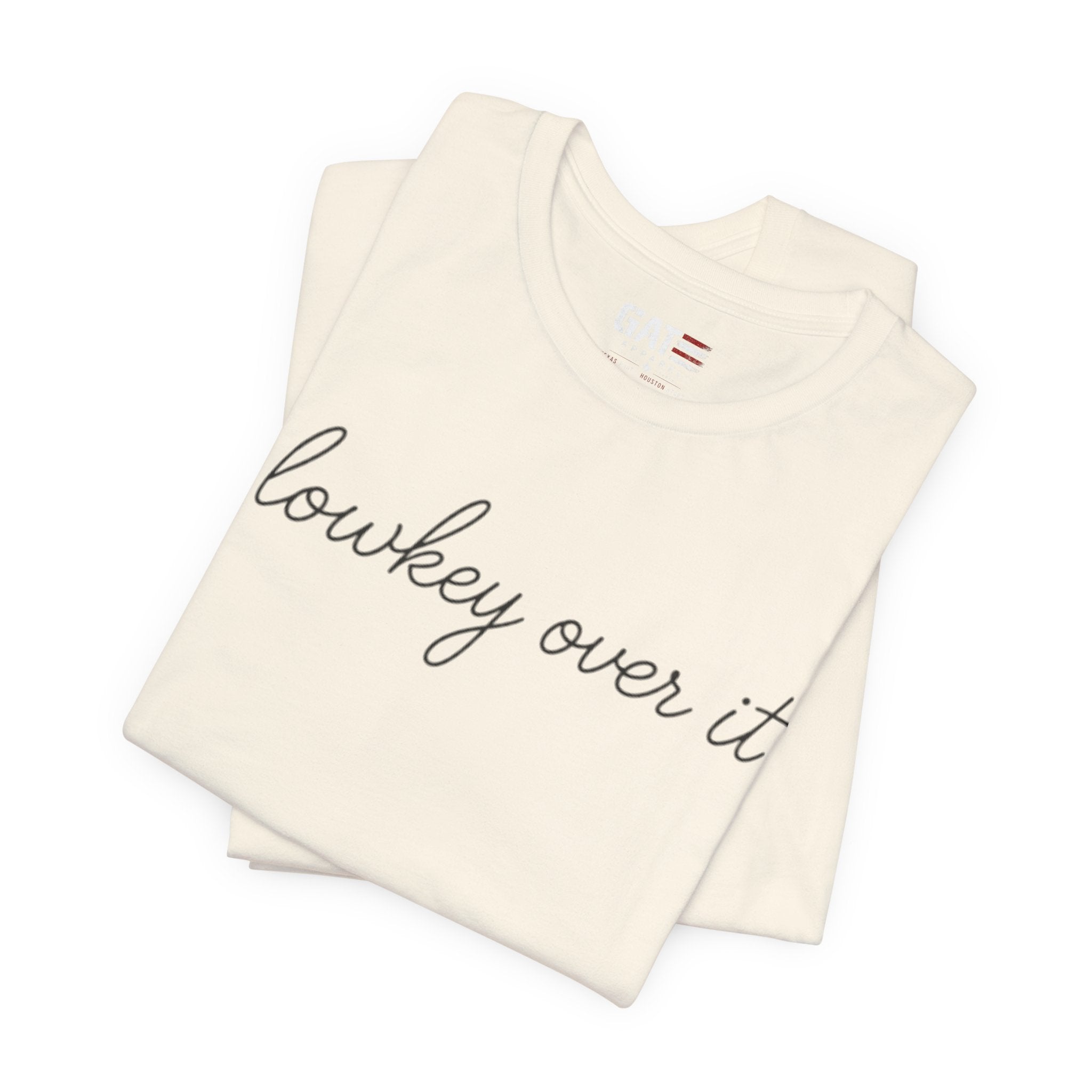 Lowkey Over It Shirt, Funny Gen Z Shirt, Introvert Tee, Trendy Aesthetic Shirt, Sarcastic Graphic Tee Gift