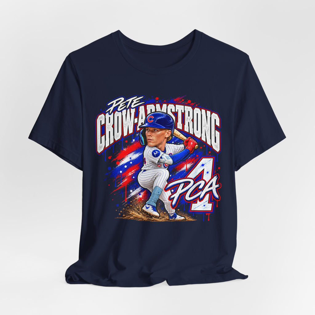 Chicago Cubs Pete Crow-Armstrong No. 4 Caricature T-Shirt - product image 20