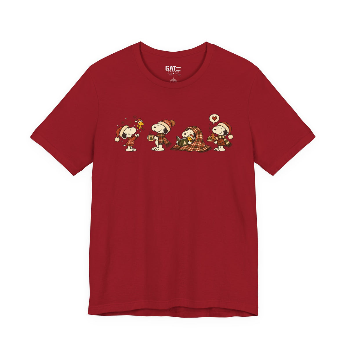 Cozy Christmas Snoopy Shirt - product mockup view 13