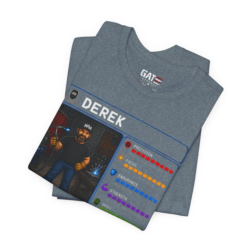 Custom Welder RPG Character Shirt| Personalized Welding Gift