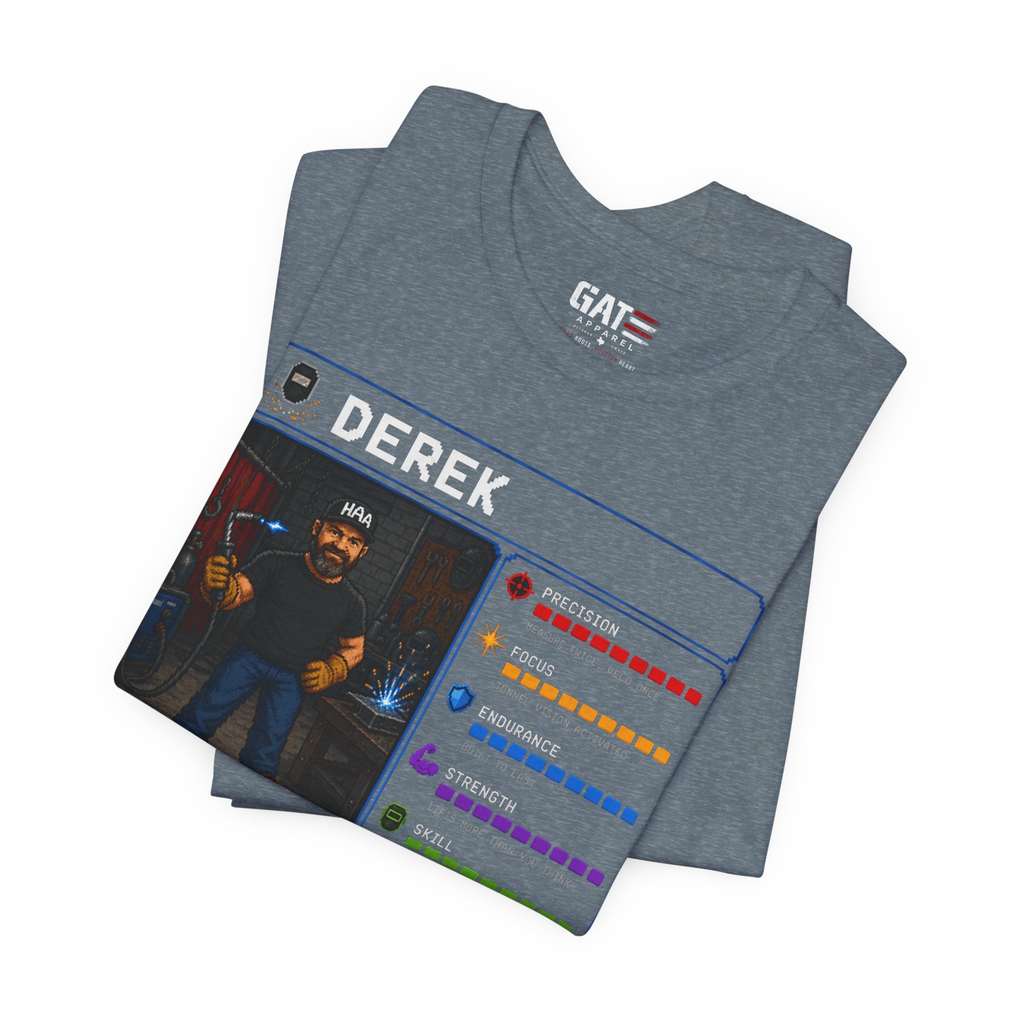 Custom Welder RPG Character Shirt| Personalized Welding Gift