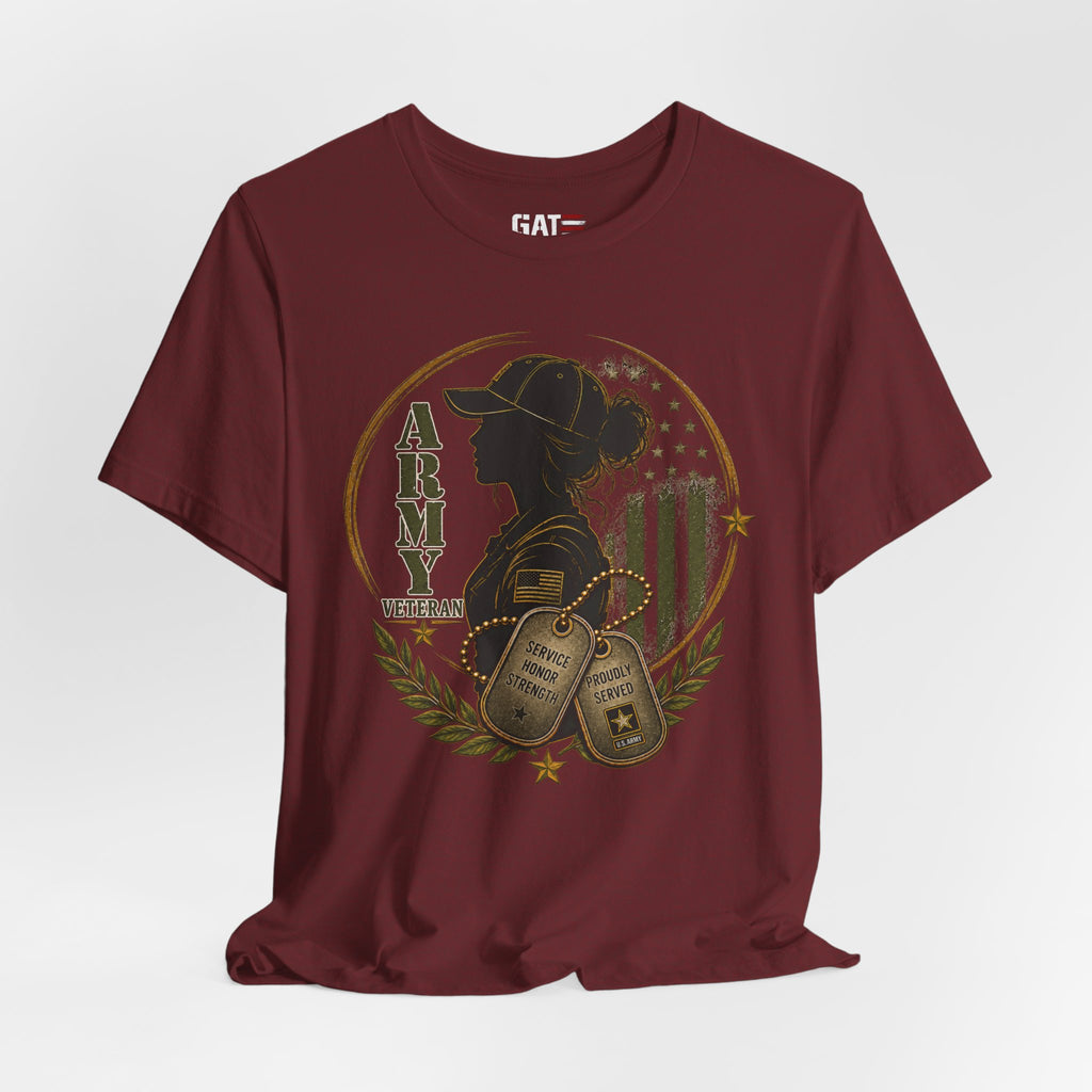Female Vet Army Veteran Women’s Tee