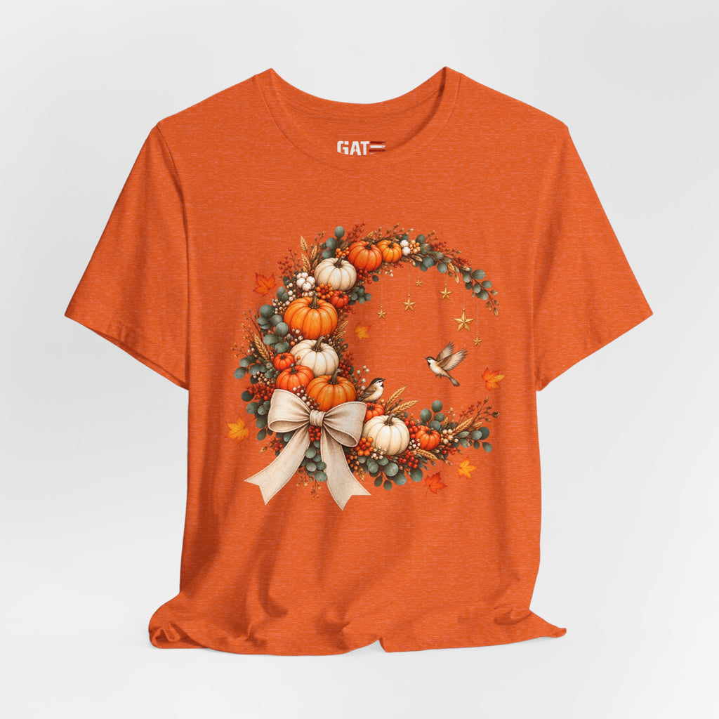 Autumn Pumpkin Wreath Tee