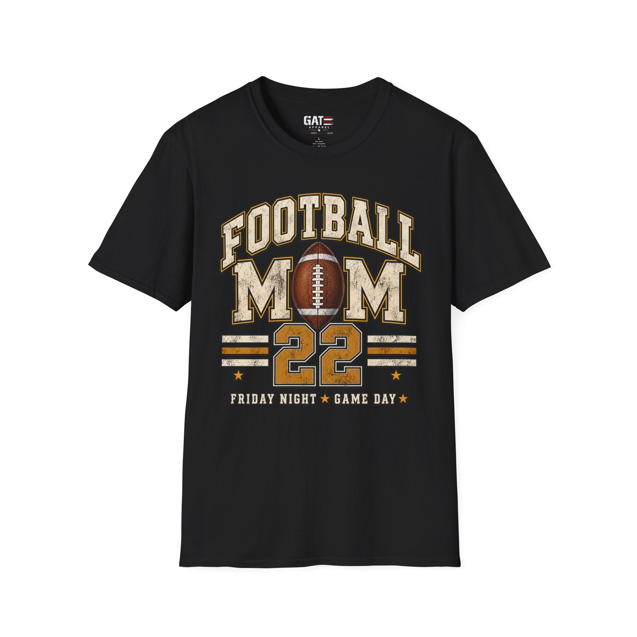 Football Mom Personalized Shirt Custom Player Name Number Game Day Tee