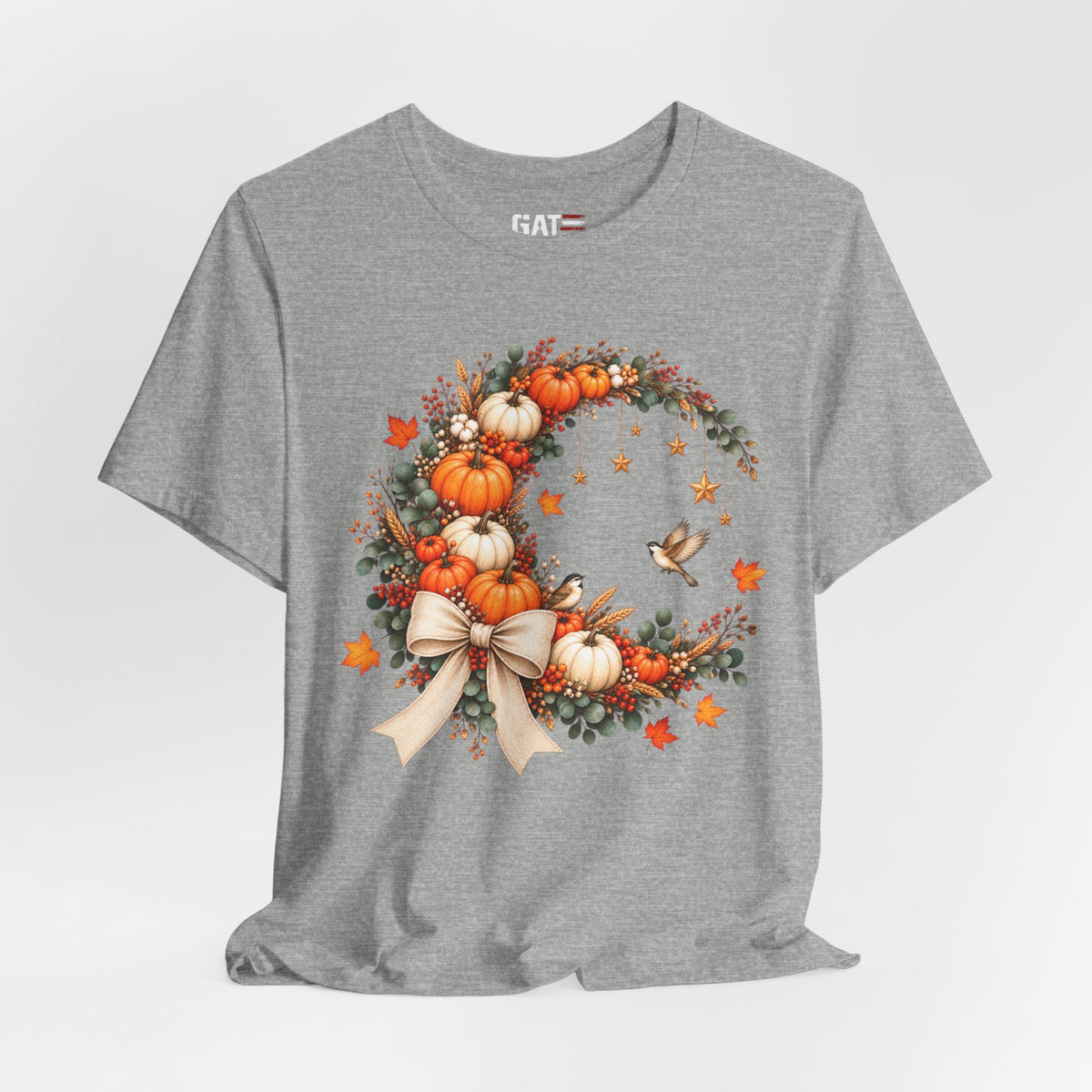 Autumn Pumpkin Wreath Tee