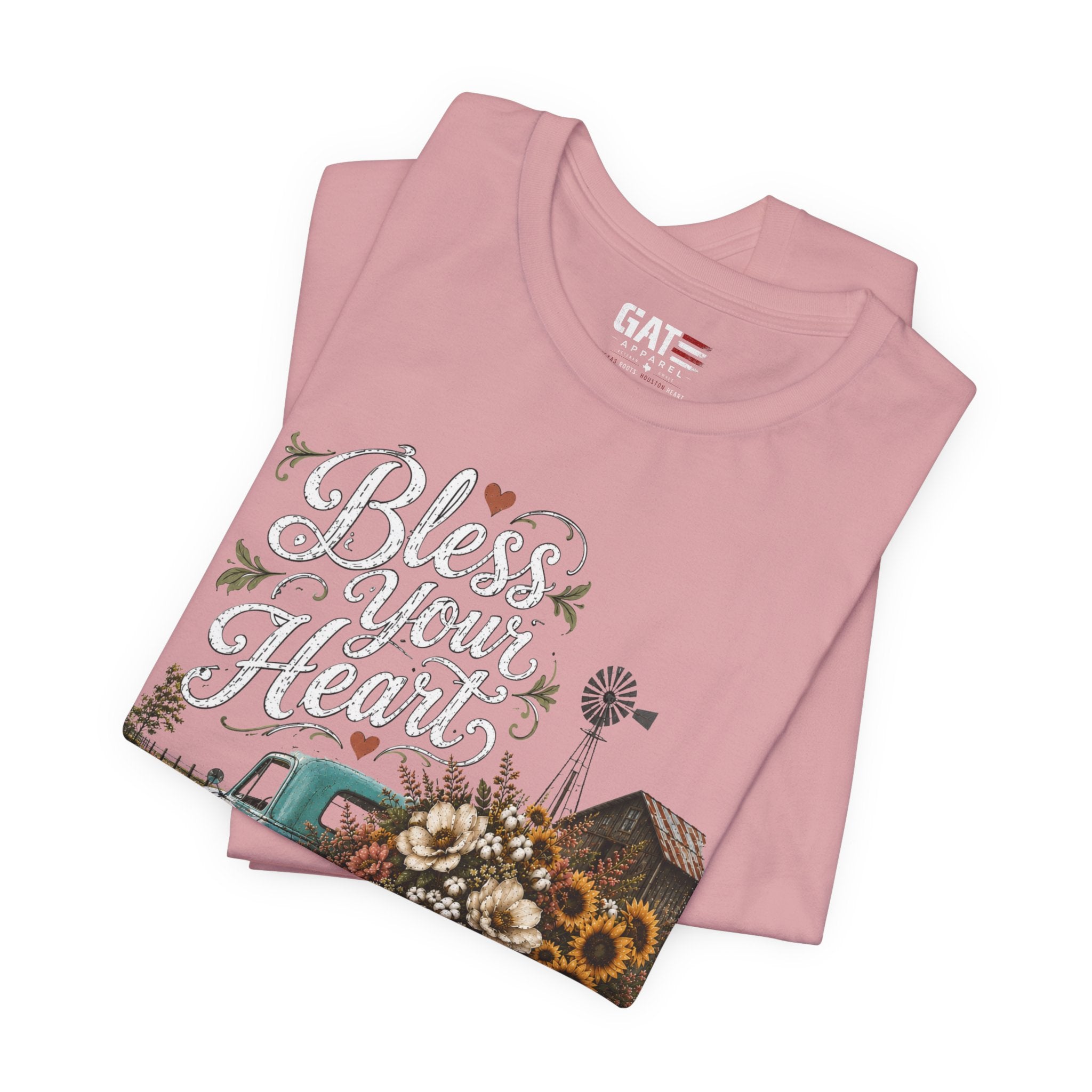 Funny Southern Shirt, Bless Your Heart Tee, Southern Humor Graphic Tee, Magnolia Floral Shirt, Country Girl Gift, Farmhouse Style Tee