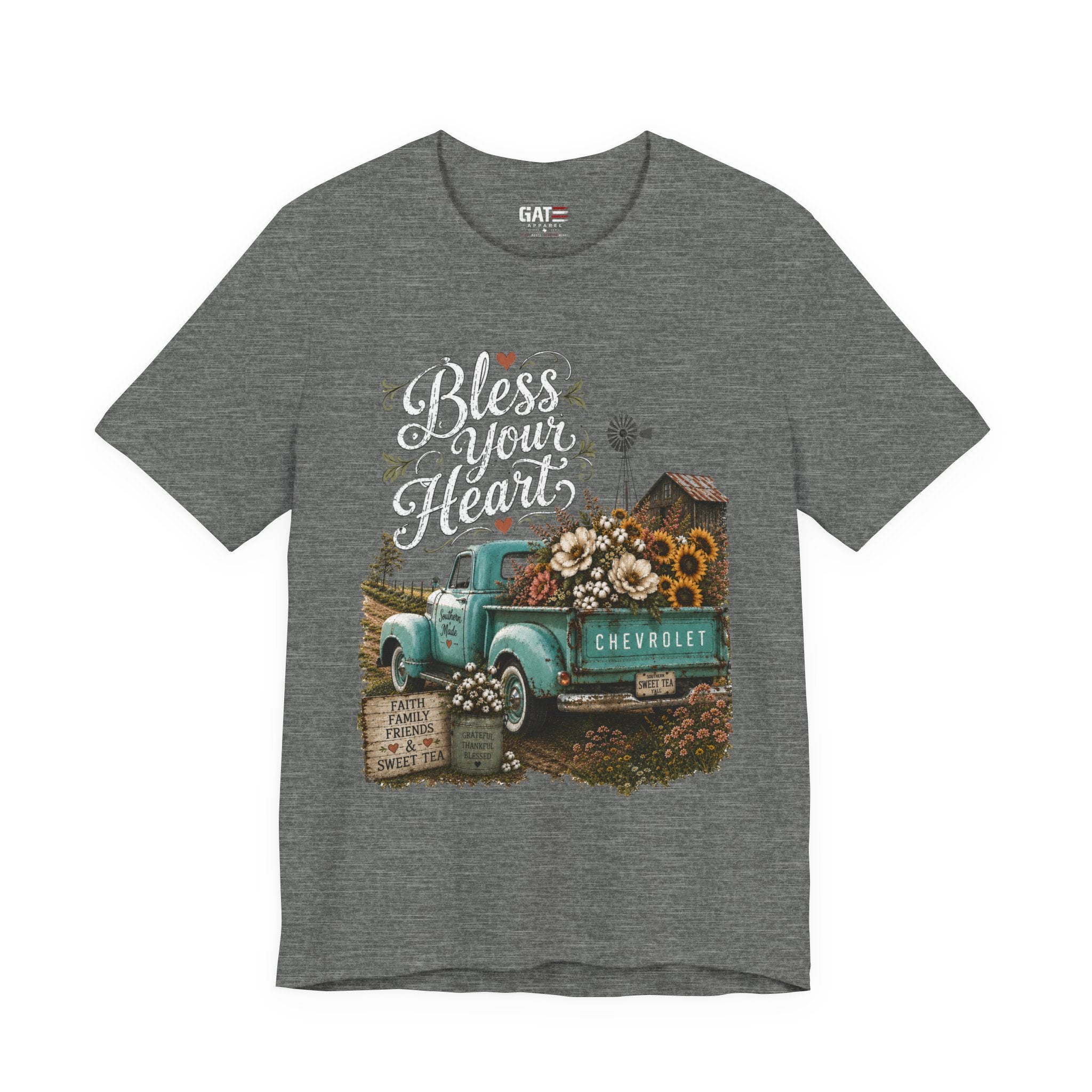 Funny Southern Shirt, Bless Your Heart Tee, Southern Humor Graphic Tee, Magnolia Floral Shirt, Country Girl Gift, Farmhouse Style Tee