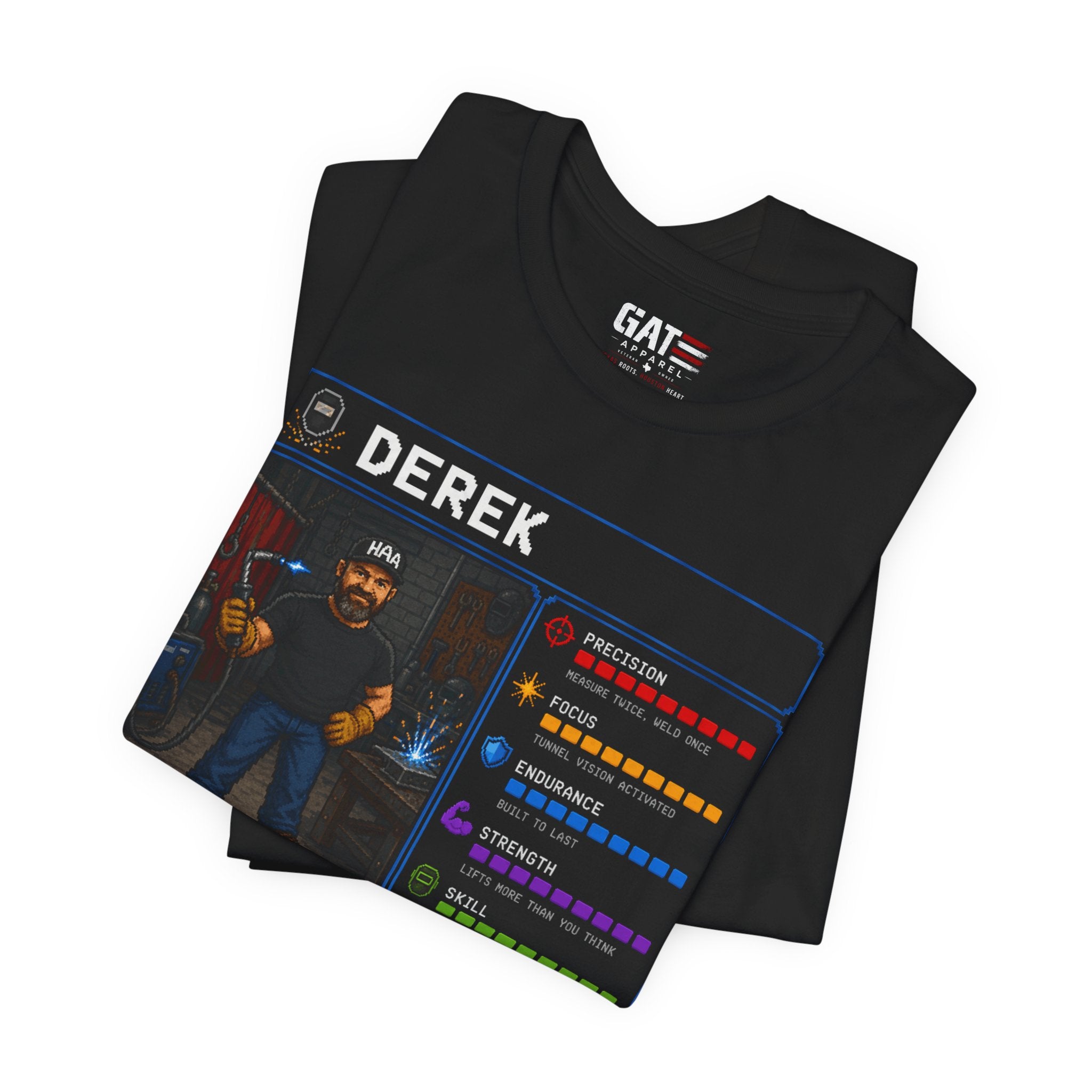 Custom Welder RPG Character Shirt| Personalized Welding Gift