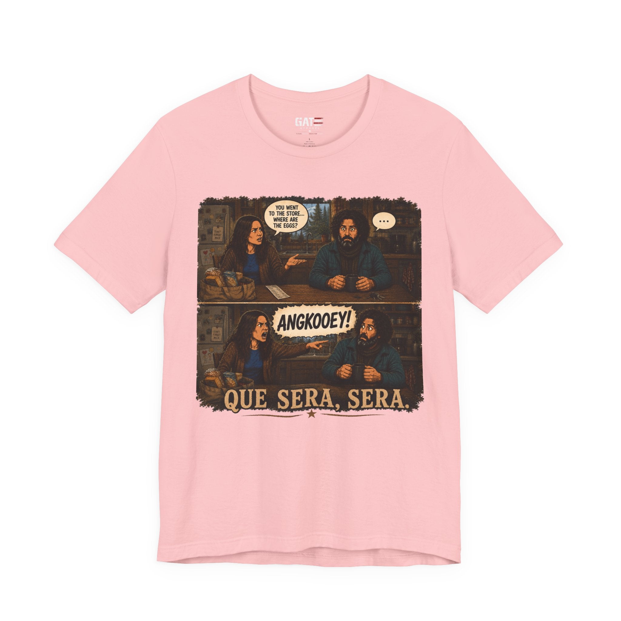 From|FromVille|Angkooey|Funny Horror Comedy Tee| Forgot The Eggs