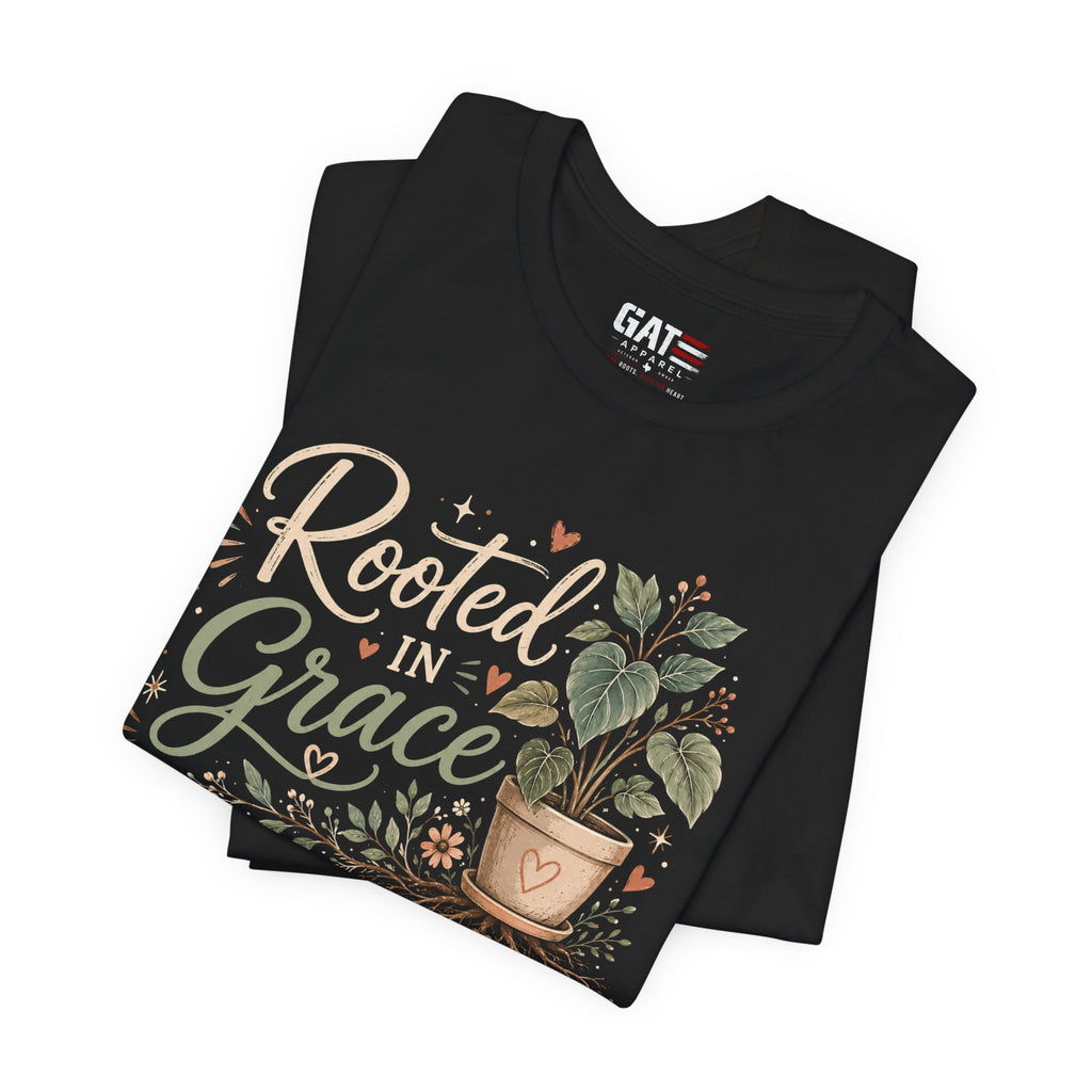 Christian Plant Lover Shirt for Women, Faith Based Gardening Tee, Houseplant Graphic Shirt, Botanical Christian Gift, Plant Mom Apparel