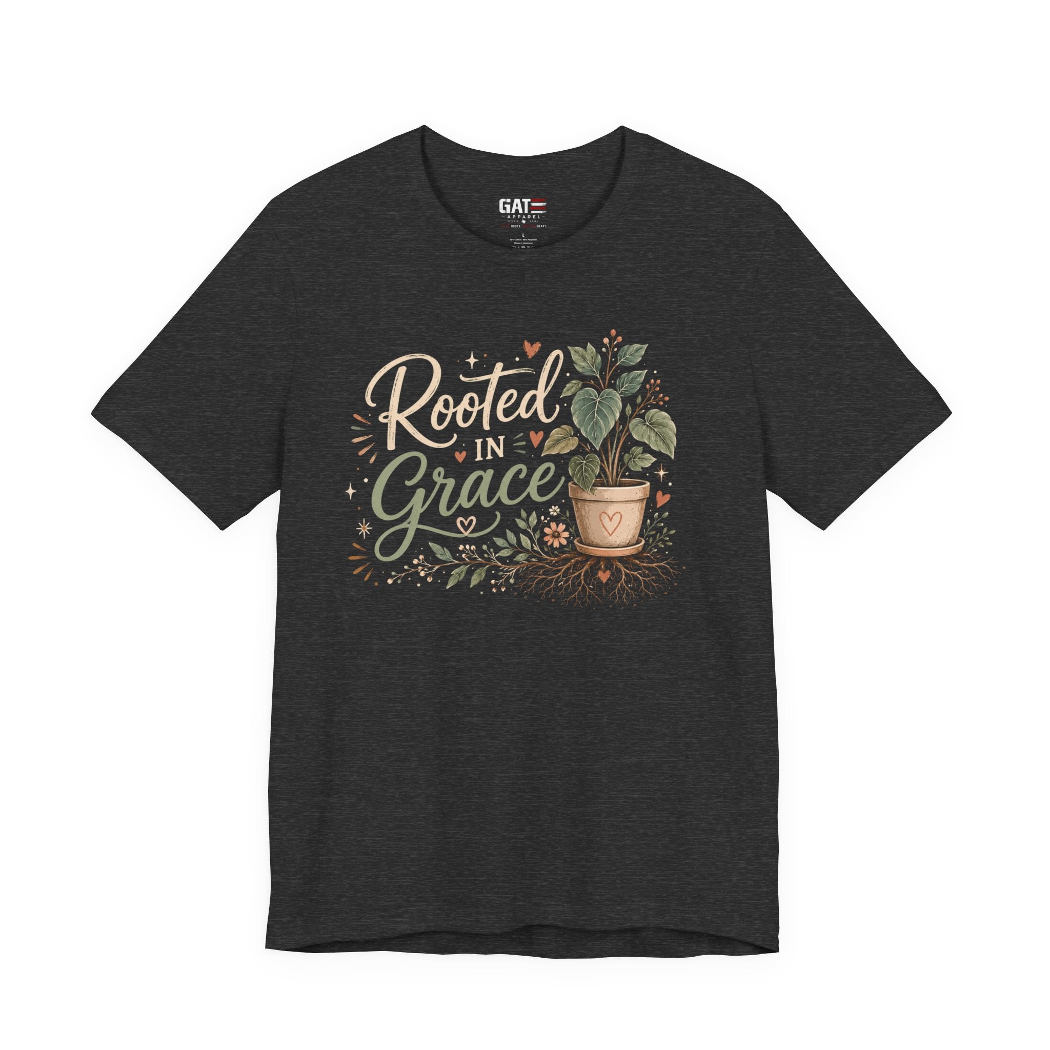 Christian Plant Lover Shirt for Women, Faith Based Gardening Tee, Houseplant Graphic Shirt, Botanical Christian Gift, Plant Mom Apparel