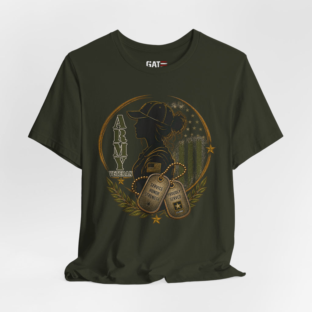 Female Vet Army Veteran Women’s Tee