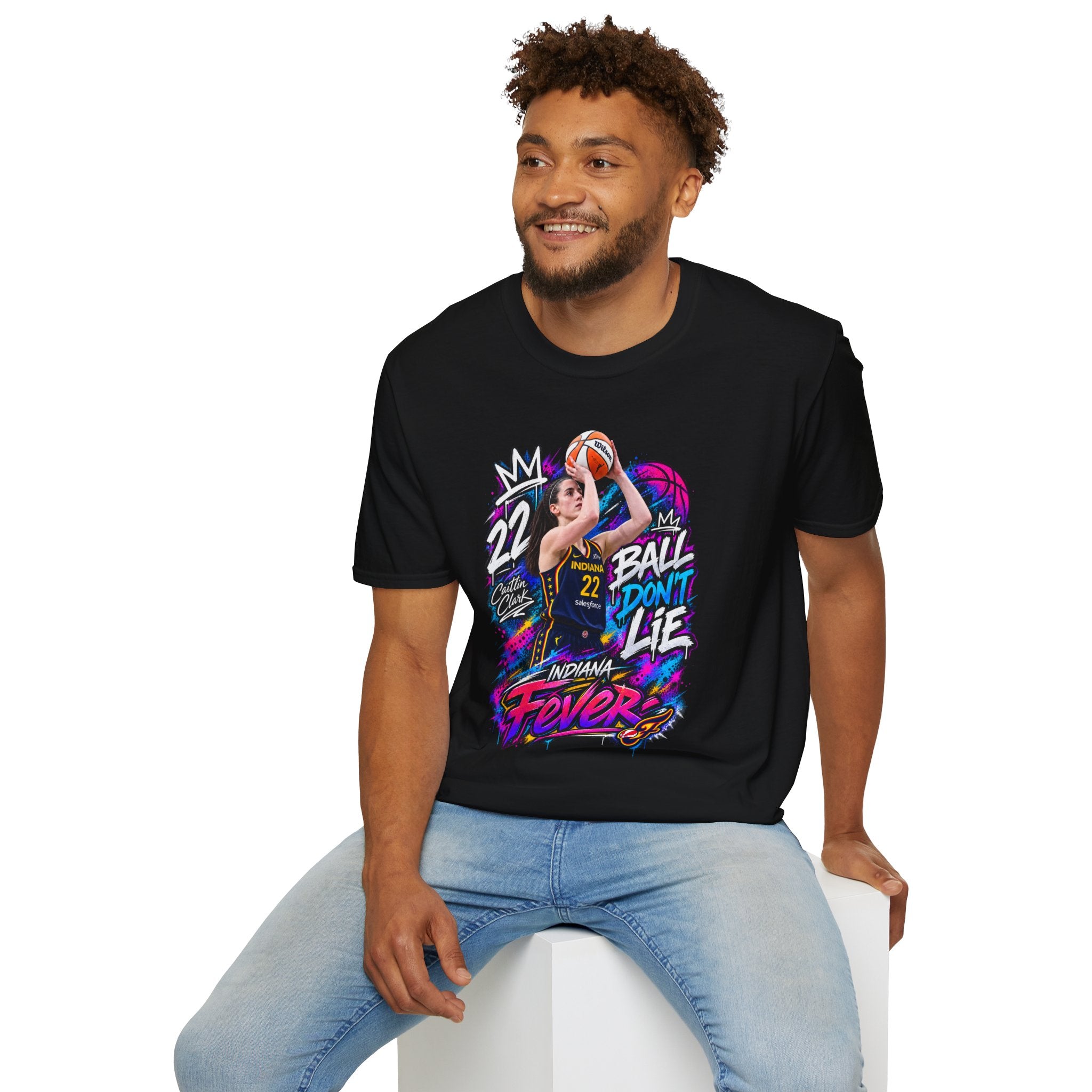Indiana Fever Team Shirt Caitlin Clark Sophie Cunningham WNBA Basketball Tee