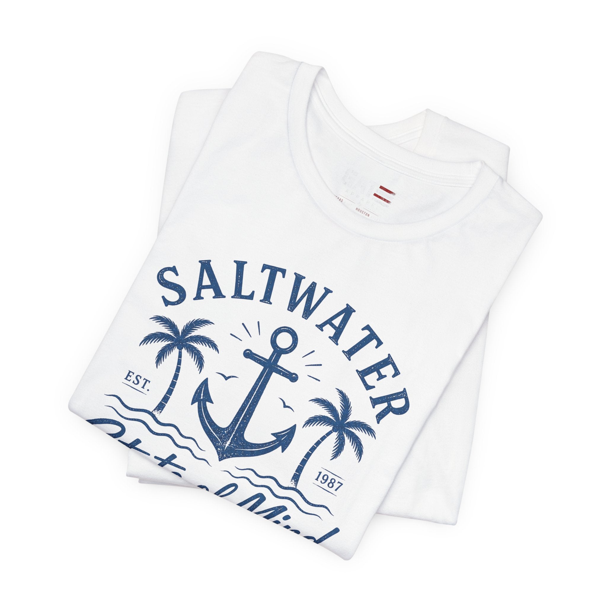 Saltwater State of Mind Tee — Anchor & Palm Beach T‑Shirt