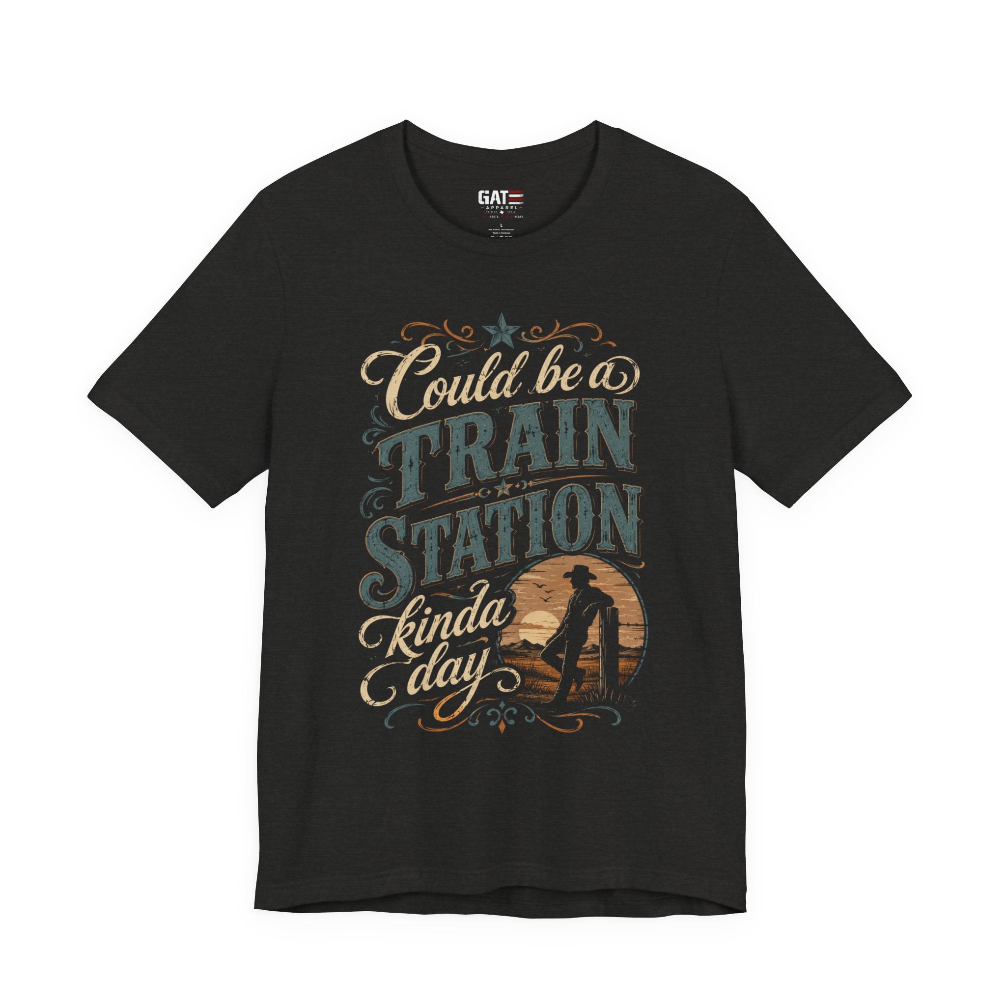 Funny Cowboy Tee | Yellowstone Inspired Western Graphic Shirt | Country Humor Tee, Dutton Ranch, Train Station Shirt, RIP Shirt