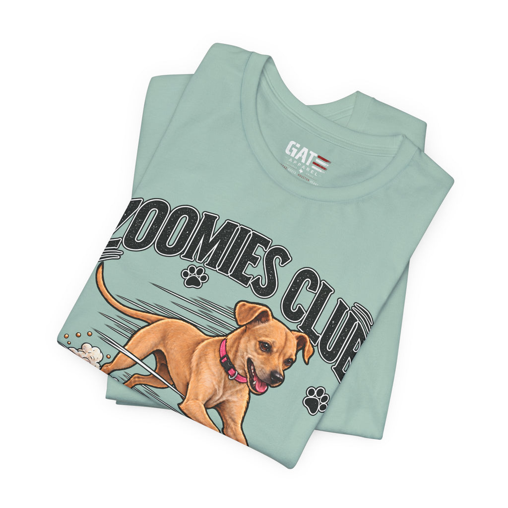 Personalized Zoomies Club Dog Shirt | Custom Pet Tee
