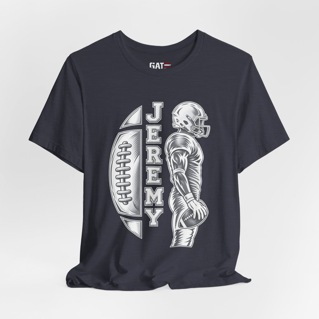 Football Mom Personalized Shirt Custom Player Name Number Game Day Tee