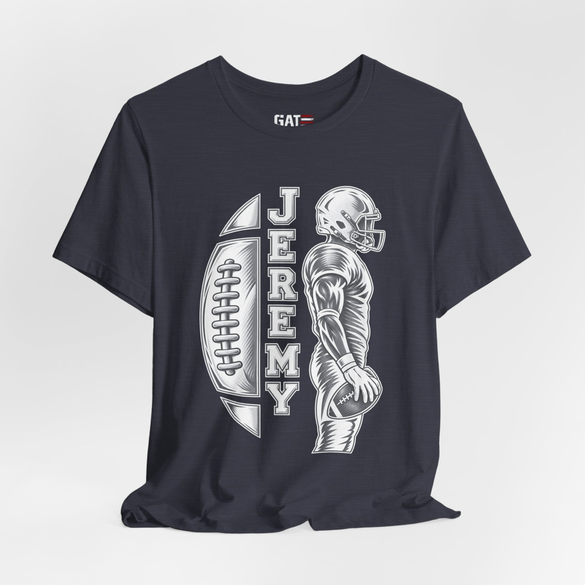 Football Mom Personalized Shirt Custom Player Name Number Game Day Tee