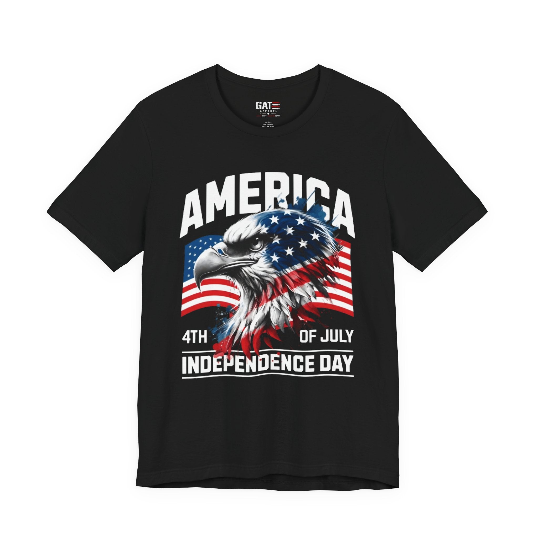 America Independence Day Shirt, Patriotic Eagle Flag Tee, 4th of July Shirt, USA Freedom Graphic T Shirt, American Pride Gift