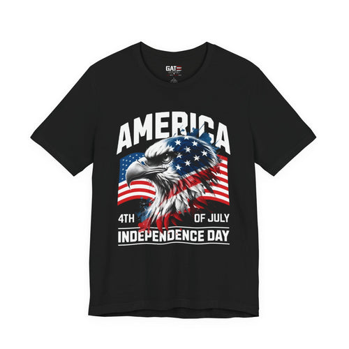 America Independence Day Shirt, Patriotic Eagle Flag Tee, 4th of July Shirt, USA Freedom Graphic T Shirt, American Pride Gift