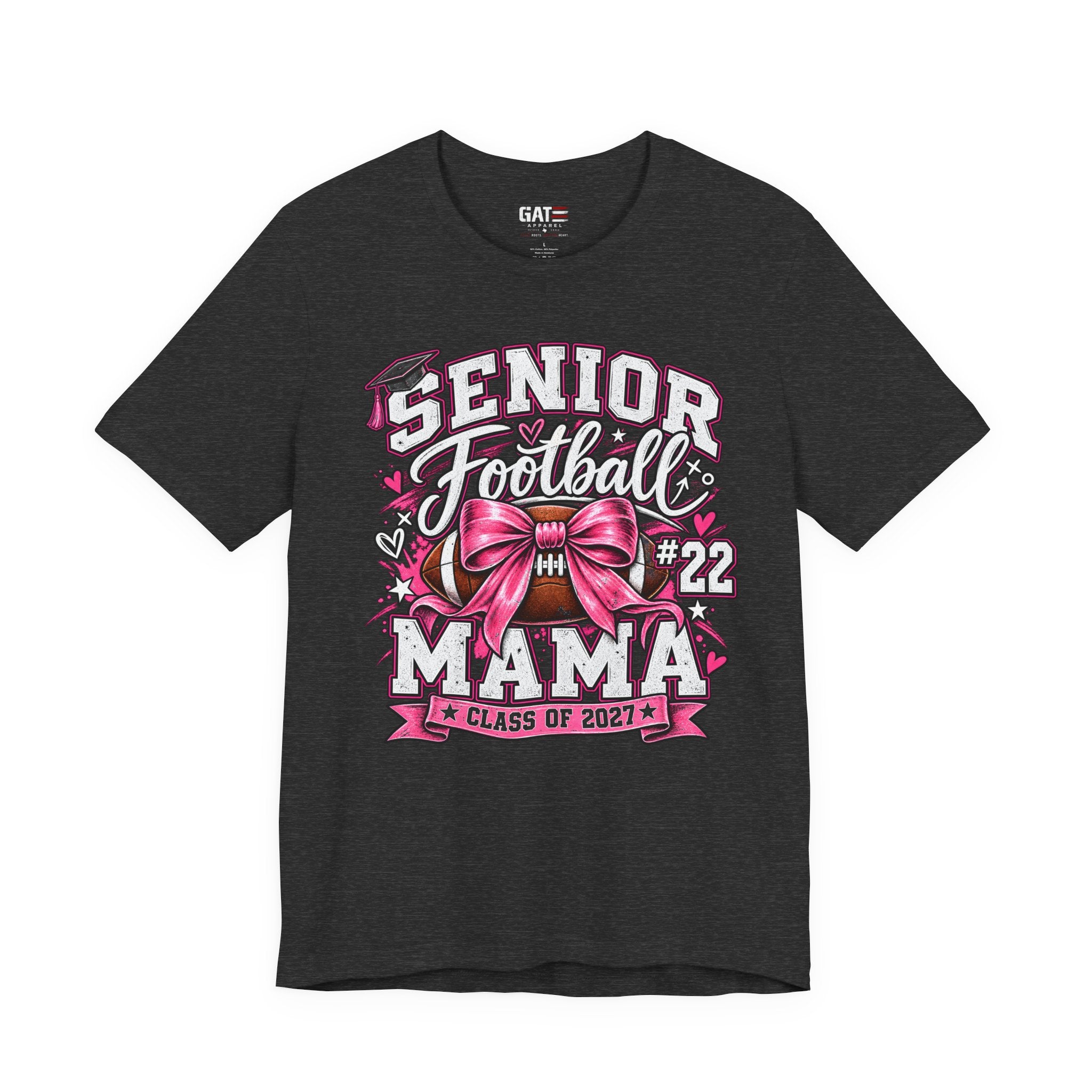 Football Mom Personalized Shirt Custom Player Name Number Helmet Game Day Tee